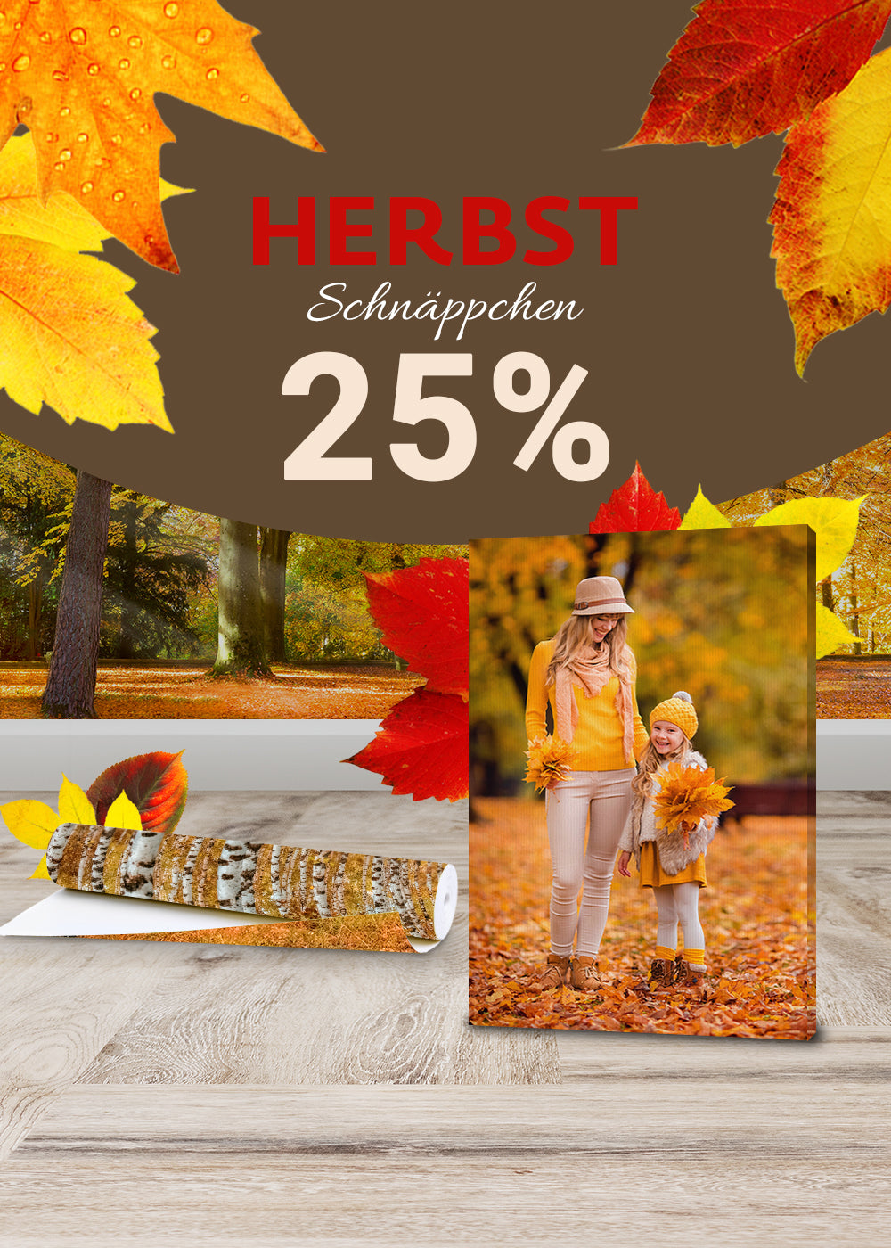 Herbst Rabatt - 25% auf Alles | wandmotiv24 Herbst Rabatt - 25% auf Alles | wandmotiv24