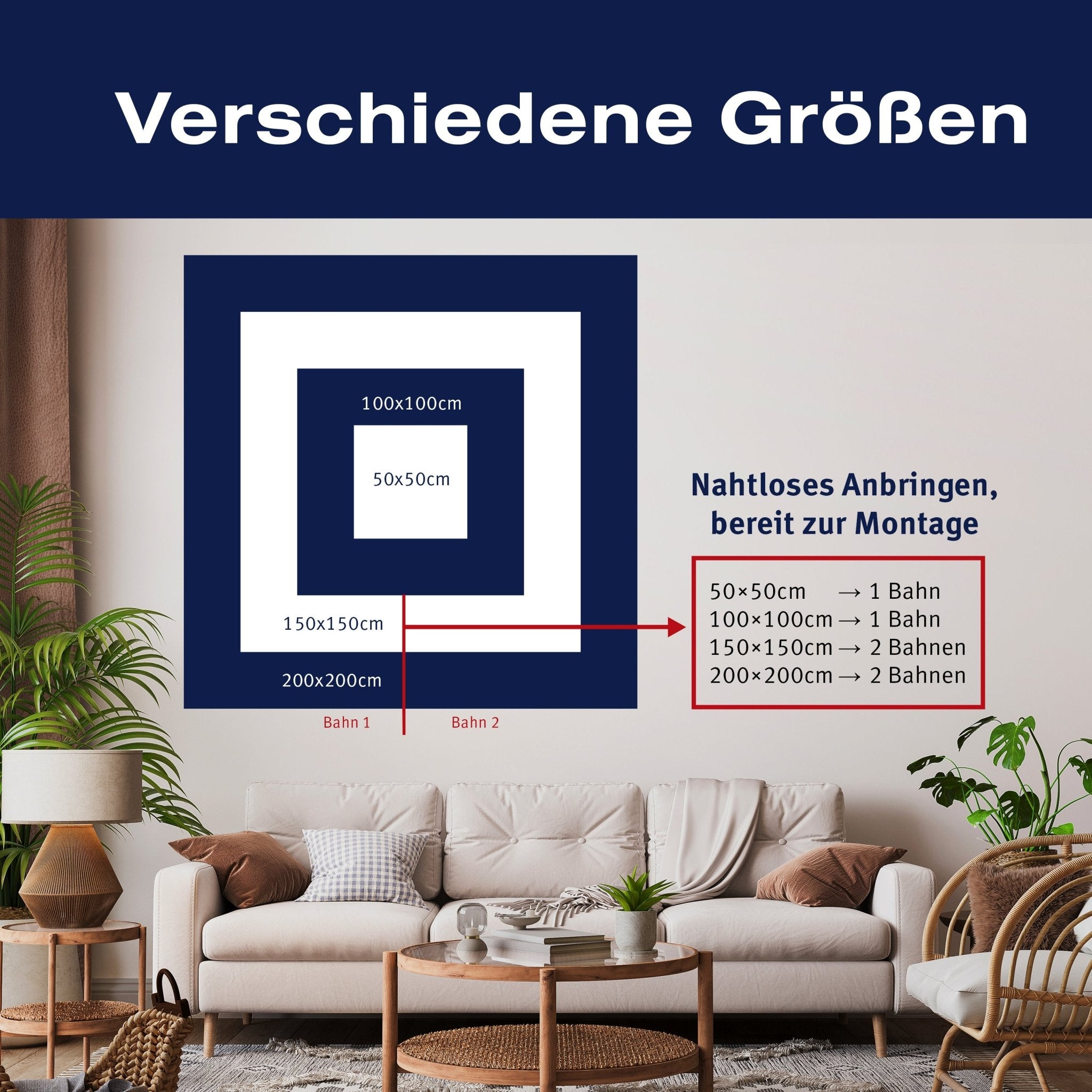 Quadratische Fototapete Wasserfall mit Bach M0006 - Bild 7 Quadratische Fototapete Wasserfall mit Bach M0006 - Bild 7