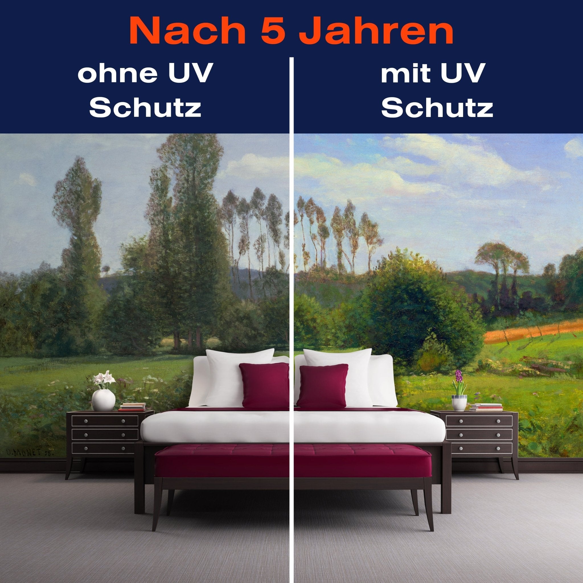 Fototapete View at Rouelles, Claude Monet M6939 - Bild 10 Fototapete View at Rouelles, Claude Monet M6939 - Bild 10