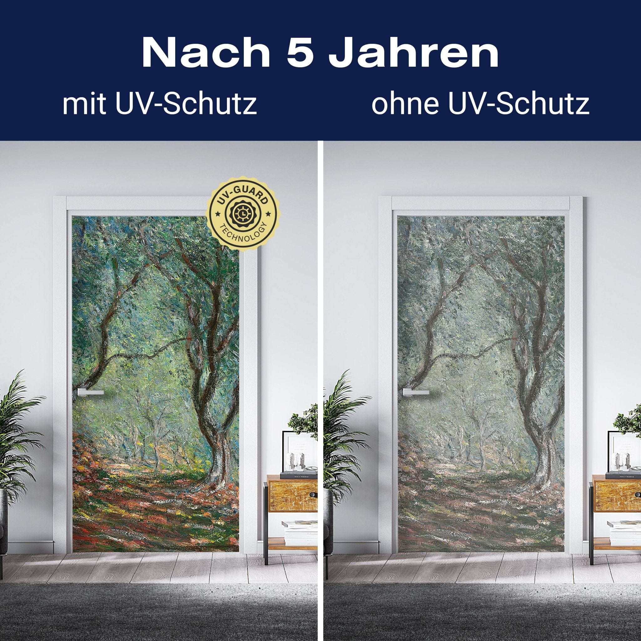 Türtapete View at Rouelles, Claude Monet M1550 - Bild 5 Türtapete View at Rouelles, Claude Monet M1550 - Bild 5