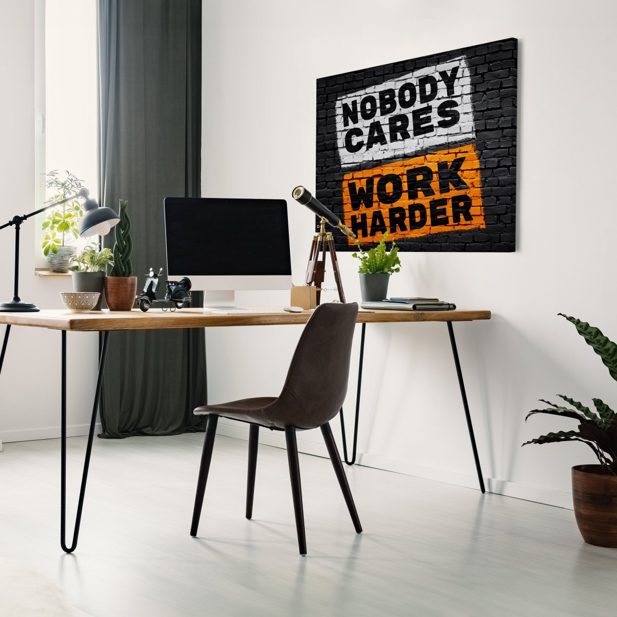Leinwandbild Motivation, Querformat, Nobody Cares Work Harder M0002 kaufen - Bild 3 Leinwandbild Motivation, Querformat, Nobody Cares Work Harder M0002 kaufen - Bild 3