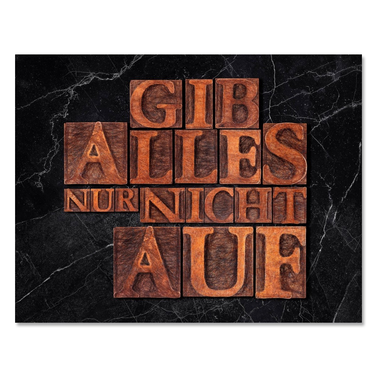 Leinwandbild Motivation, Querformat, Gib alles nur nicht auf M0004 kaufen - Bild 1 Leinwandbild Motivation, Querformat, Gib alles nur nicht auf M0004 kaufen - Bild 1