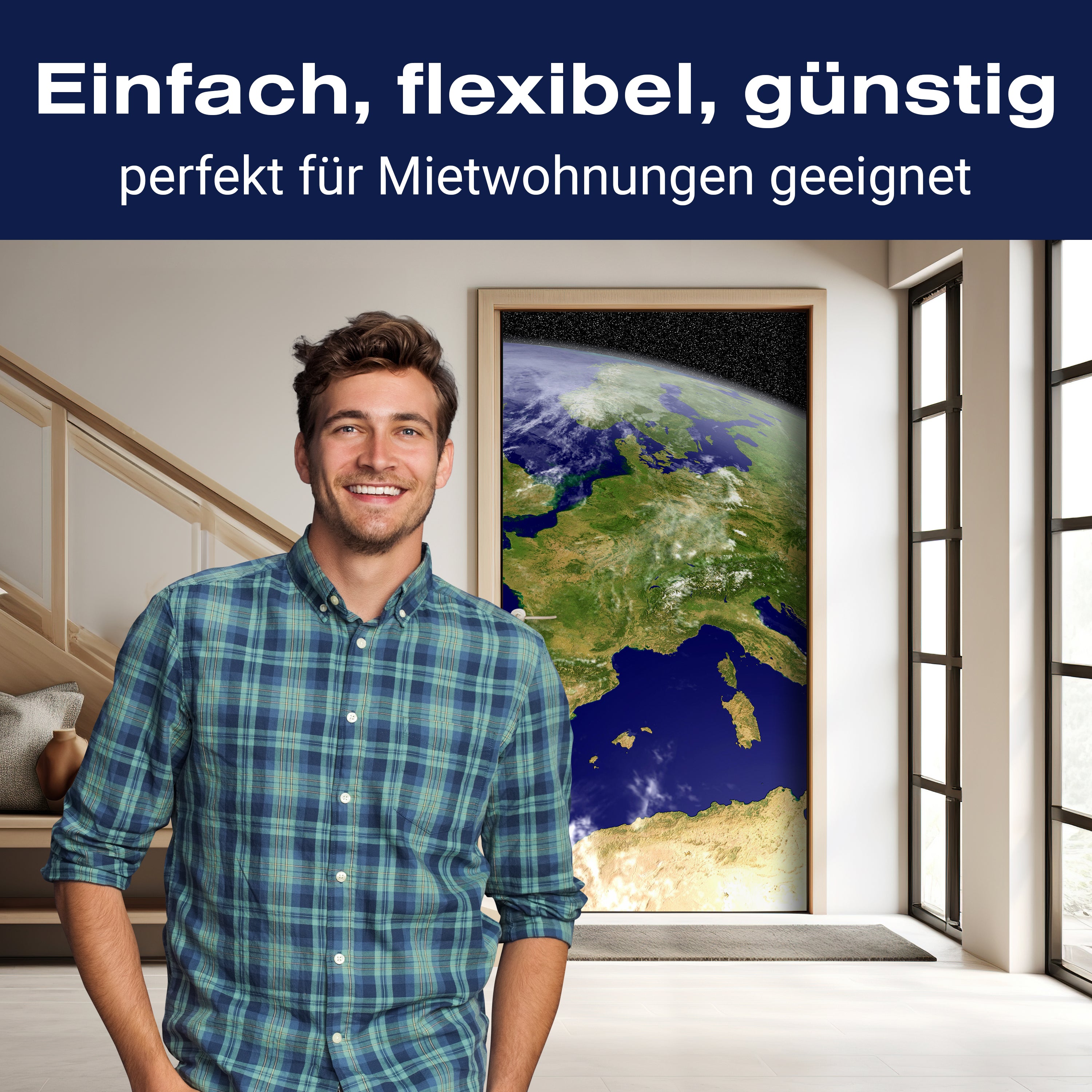 Türtapete Erde M0005 - Bild 3 Türtapete Erde M0005 - Bild 3