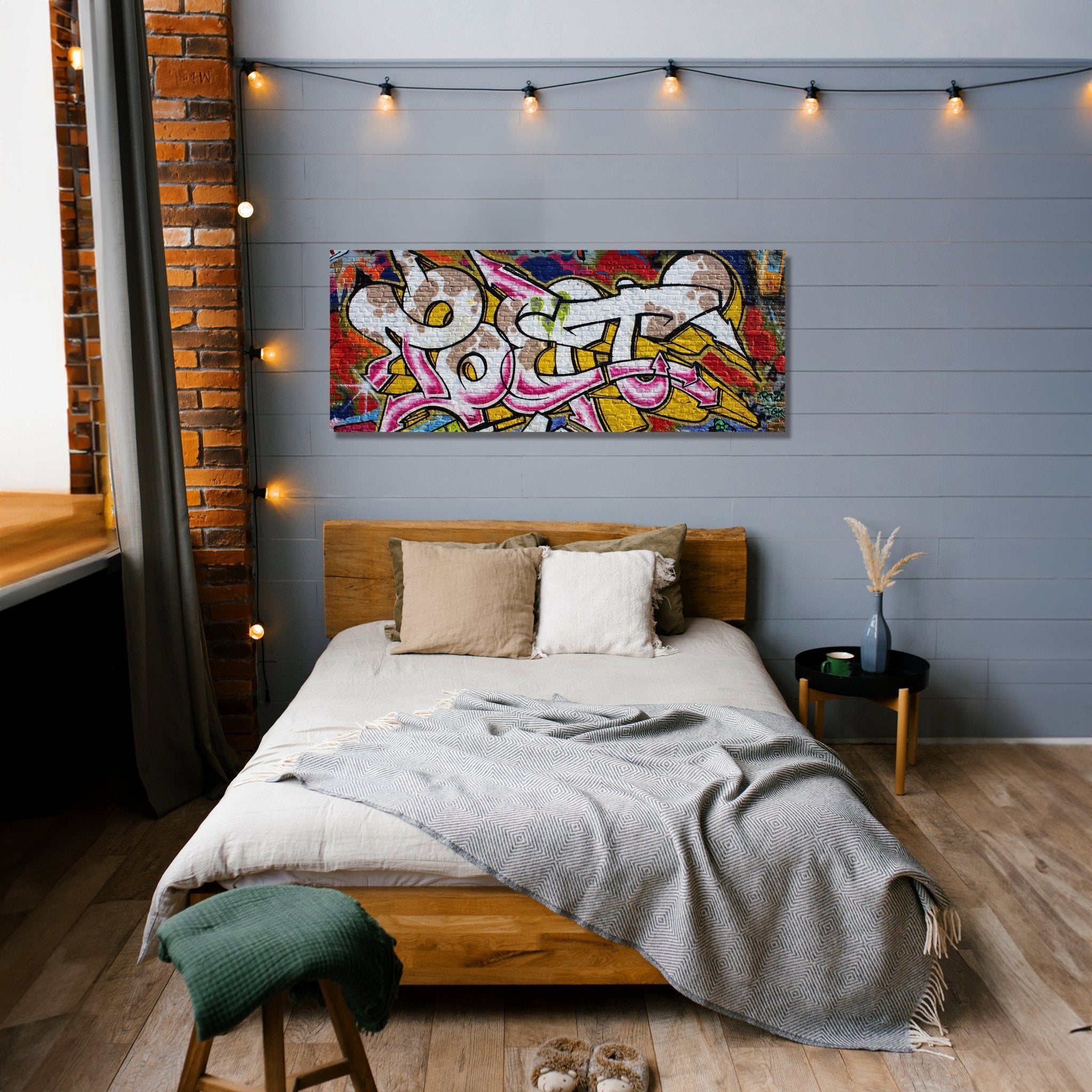 Leinwandbild Graffiti Poet M0007 kaufen - Bild 2 Leinwandbild Graffiti Poet M0007 kaufen - Bild 2