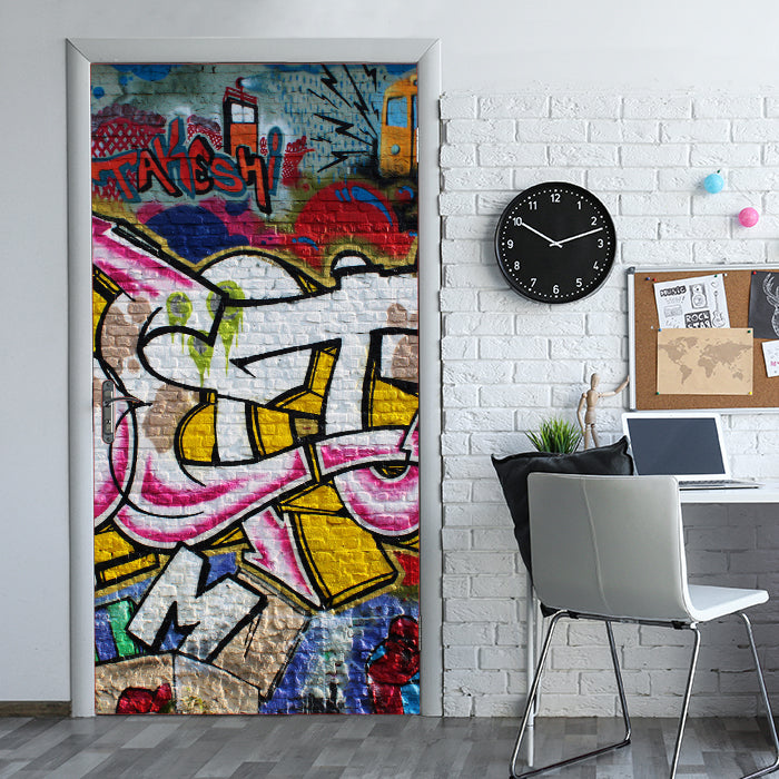 Türtapete Graffiti Poet M0007 - Bild 1 Türtapete Graffiti Poet M0007 - Bild 1