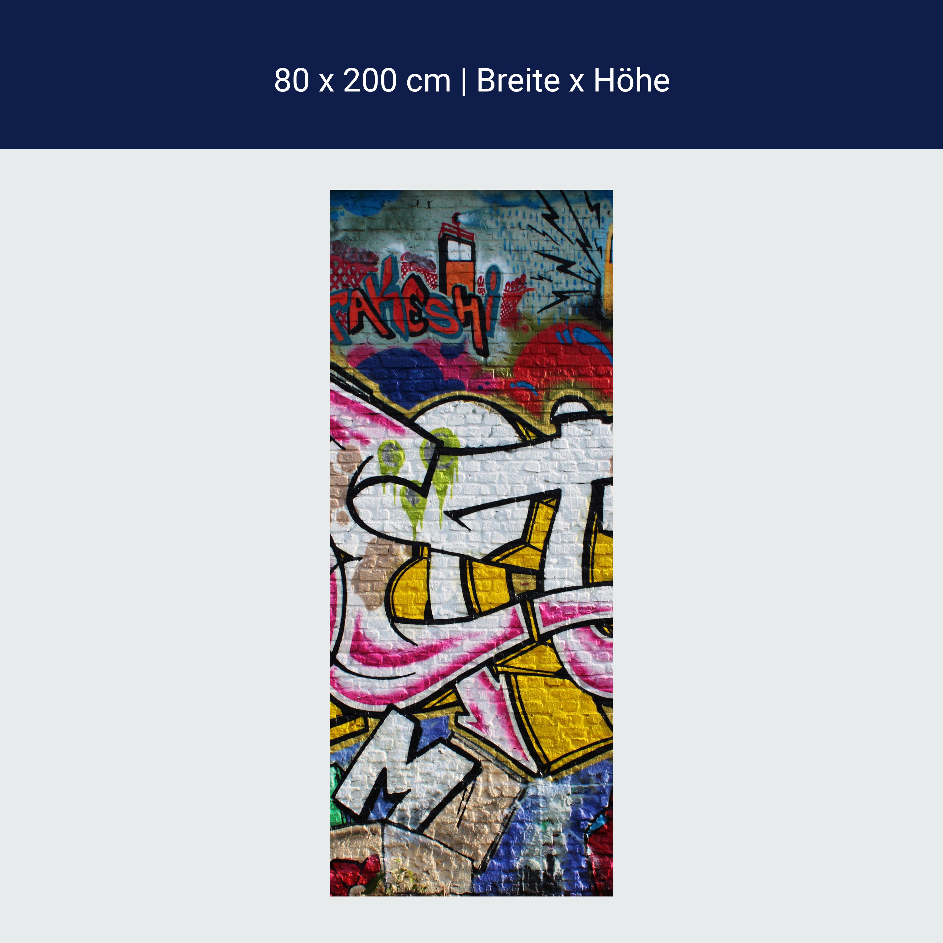 Türtapete Graffiti Poet M0007 Türtapete Graffiti Poet M0007