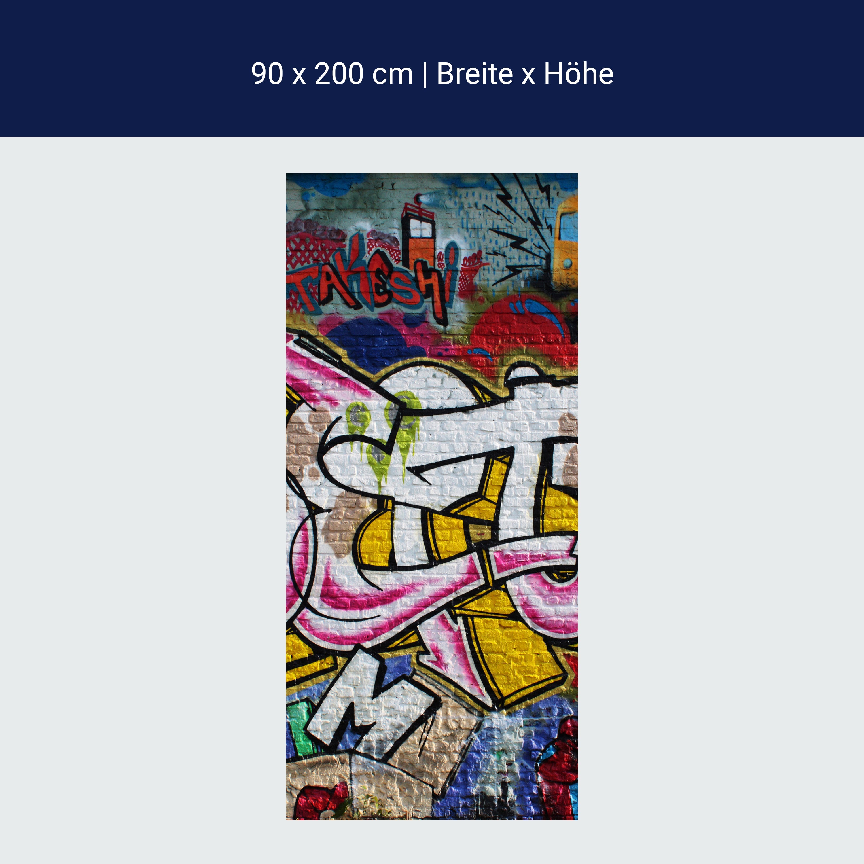 Türtapete Graffiti Poet M0007 Türtapete Graffiti Poet M0007