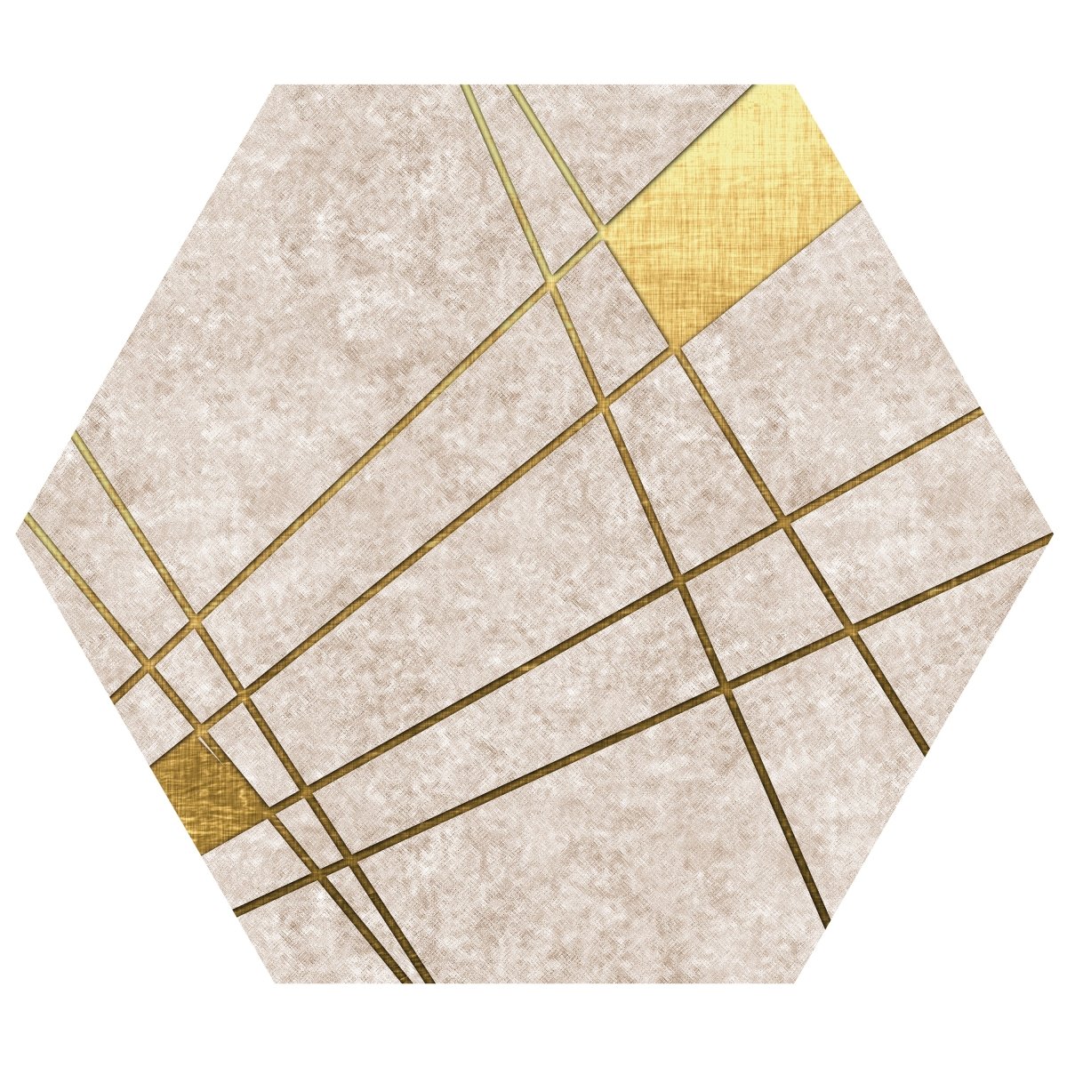 Hexagon-Fototapete Abstrakte goldene Linien M0009 - Bild 11 Hexagon-Fototapete Abstrakte goldene Linien M0009 - Bild 11