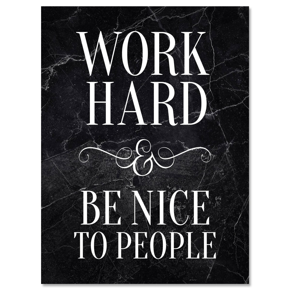 Leinwandbild Motivation, Hochformat, Work hard be nice M0010 kaufen - Bild 1 Leinwandbild Motivation, Hochformat, Work hard be nice M0010 kaufen - Bild 1