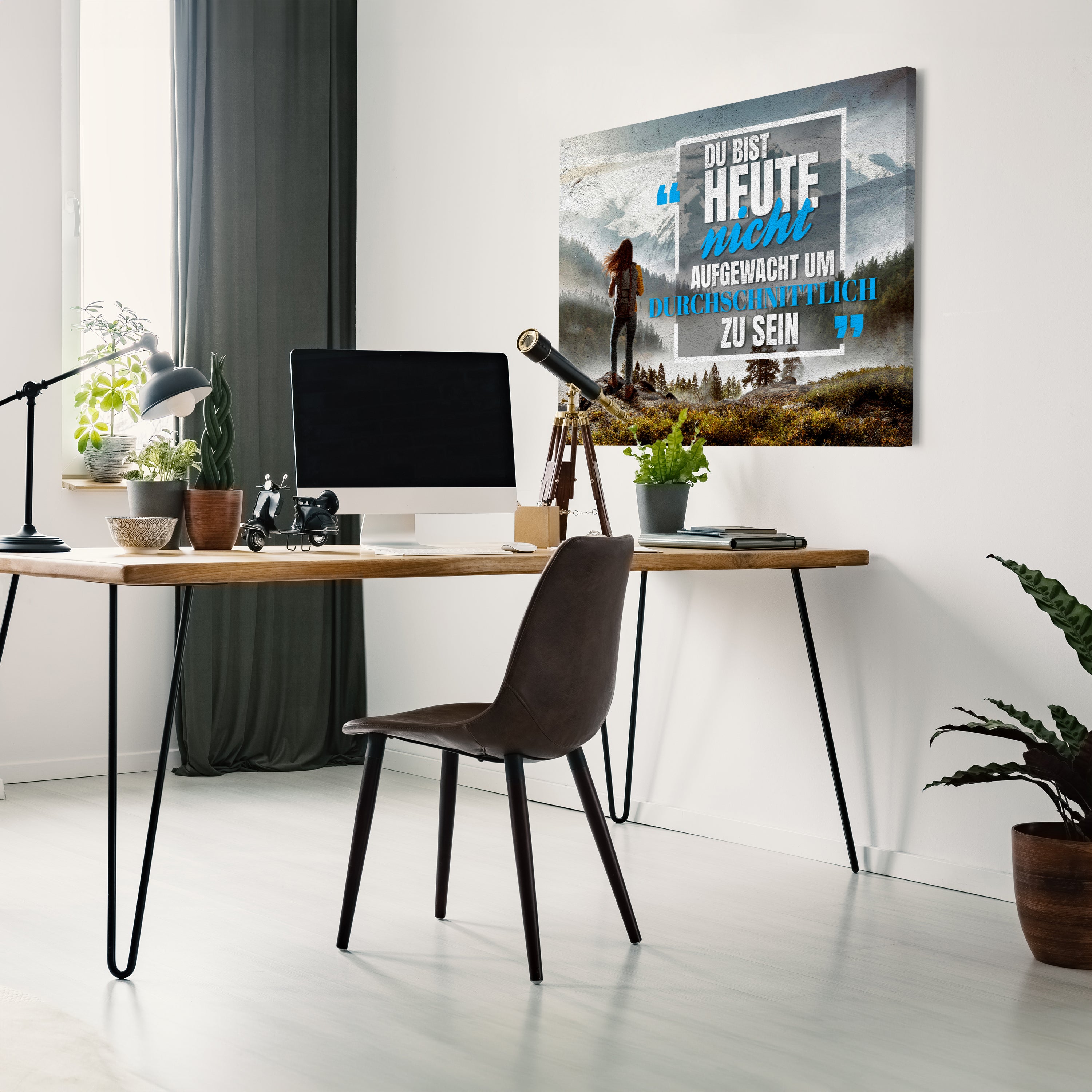 Leinwandbild Motivation, Querformat, Heute nicht durchschnitt M0011 kaufen - Bild 3 Leinwandbild Motivation, Querformat, Heute nicht durchschnitt M0011 kaufen - Bild 3