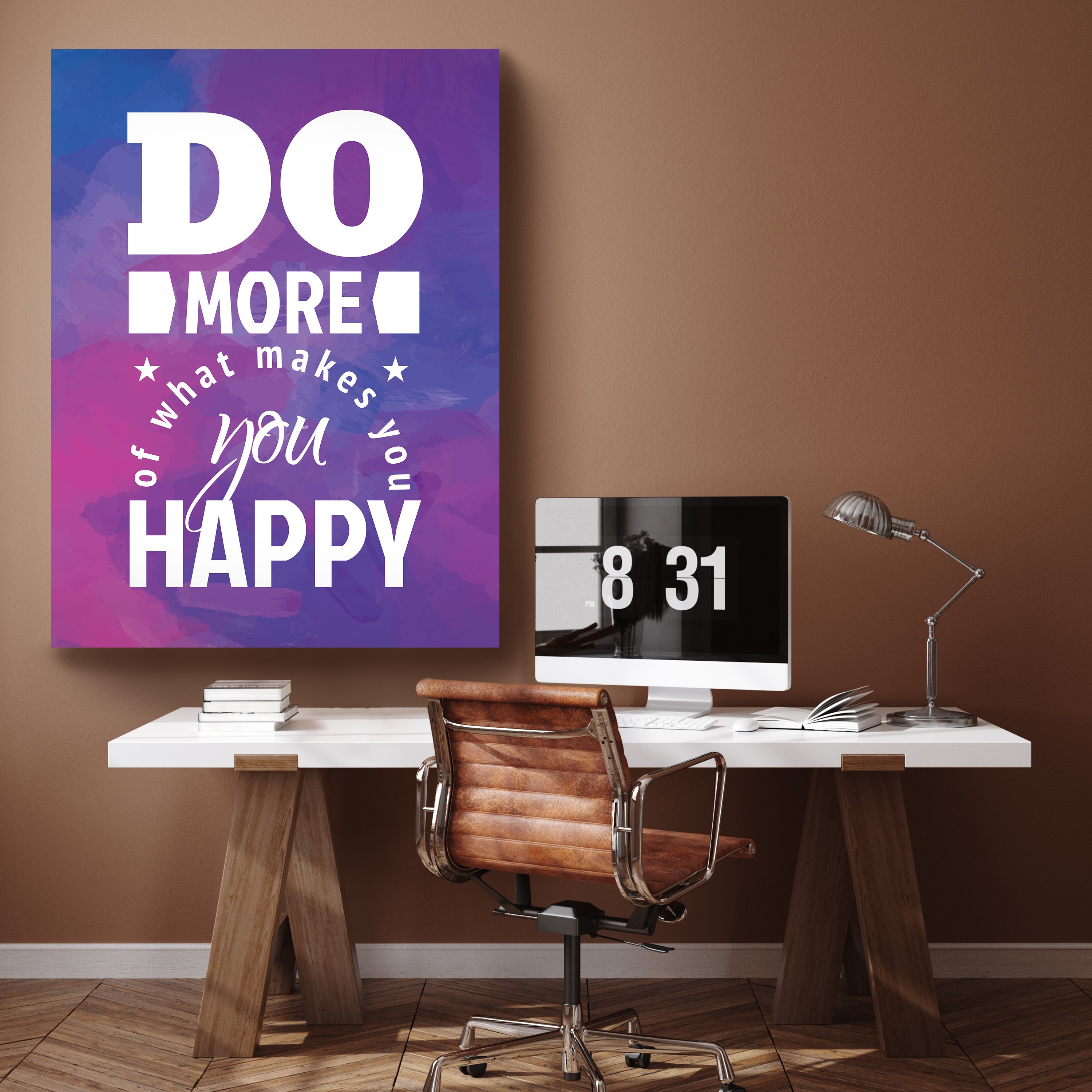 Leinwandbild Motivation, Hochformat, do what makes you happy M0013 kaufen - Bild 2 Leinwandbild Motivation, Hochformat, do what makes you happy M0013 kaufen - Bild 2