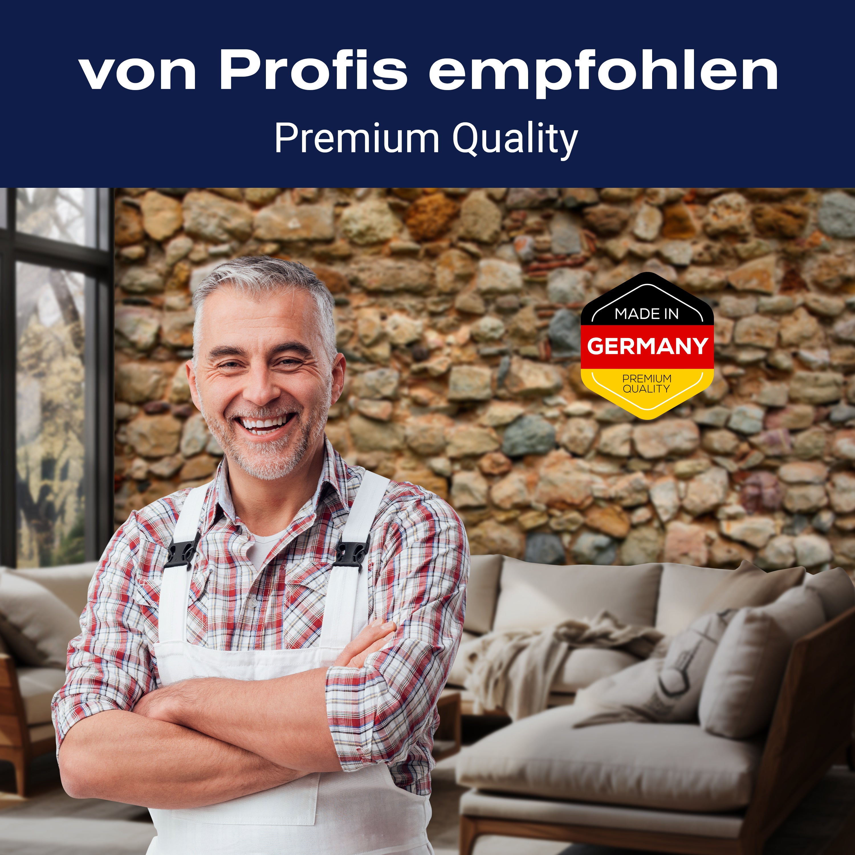 Fototapete Steinmauer mit Gras M0015 - Bild 5 Fototapete Steinmauer mit Gras M0015 - Bild 5