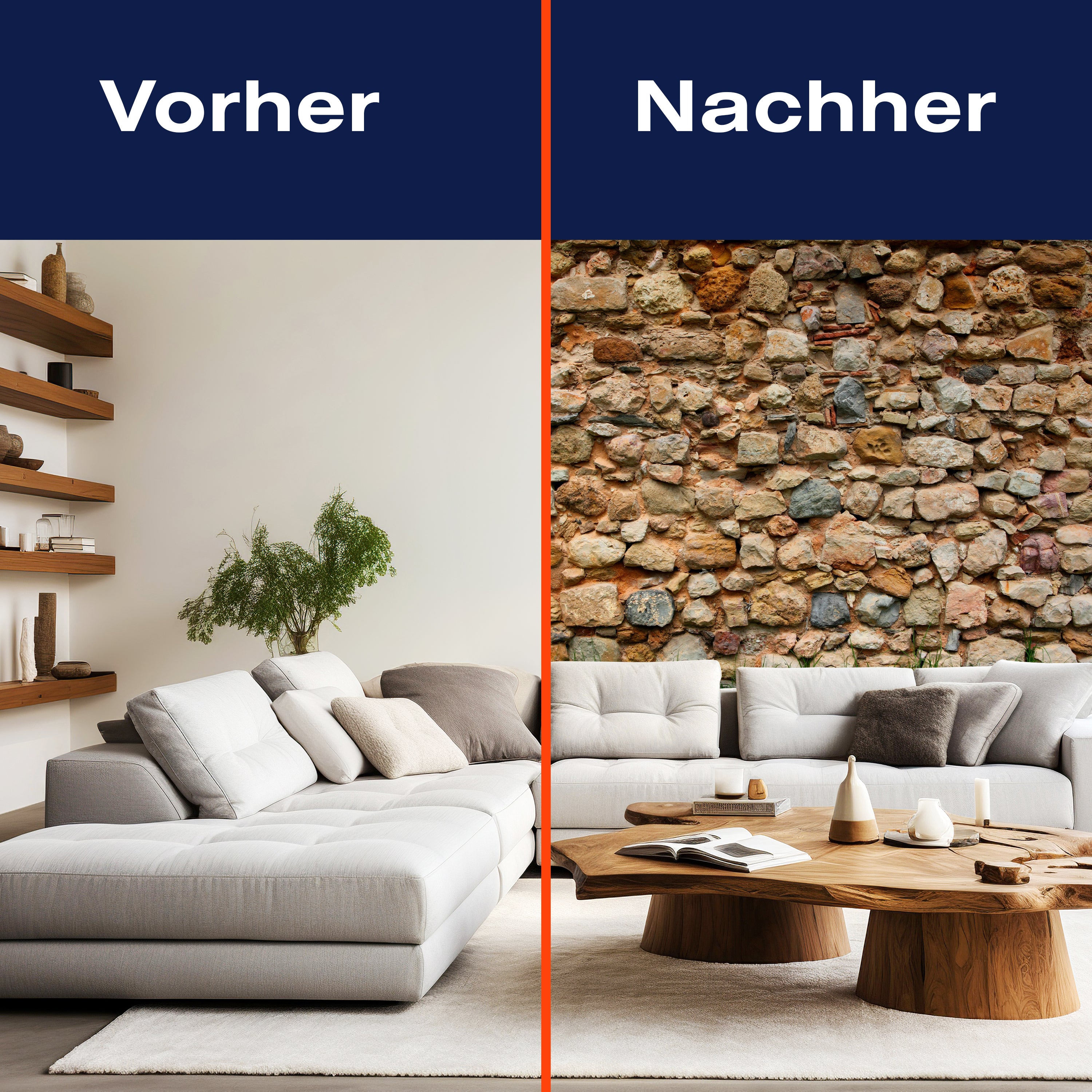 Fototapete Steinmauer mit Gras M0015 - Bild 9 Fototapete Steinmauer mit Gras M0015 - Bild 9