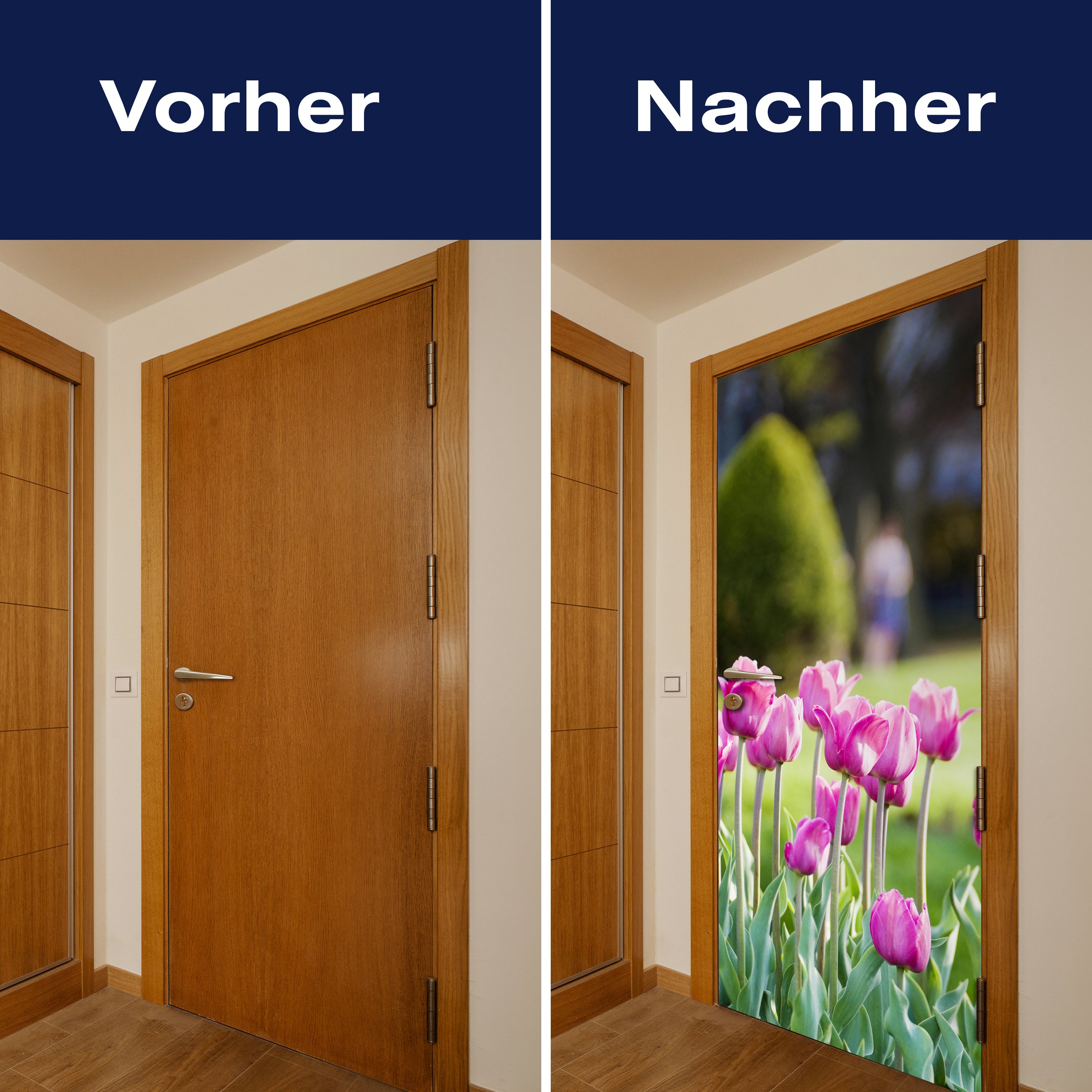 Türtapete Pinke Tulpen M0016 - Bild 10 Türtapete Pinke Tulpen M0016 - Bild 10