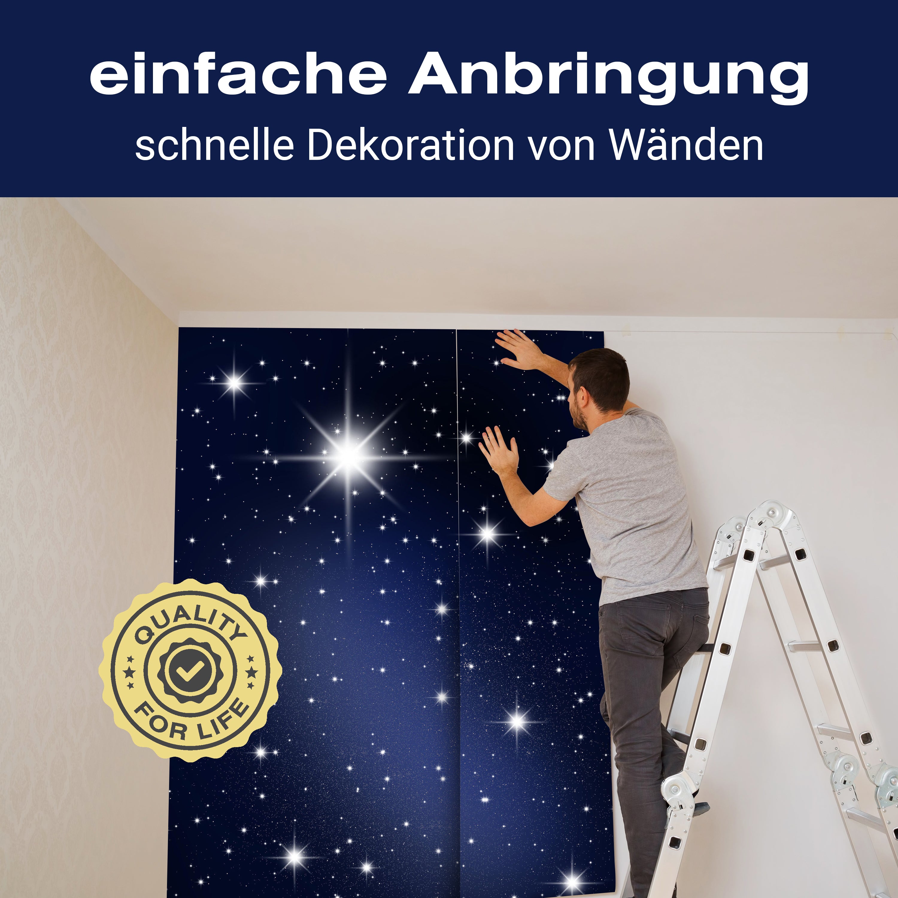 Fototapete Nachthimmel Sterne M0019 - Bild 3 Fototapete Nachthimmel Sterne M0019 - Bild 3