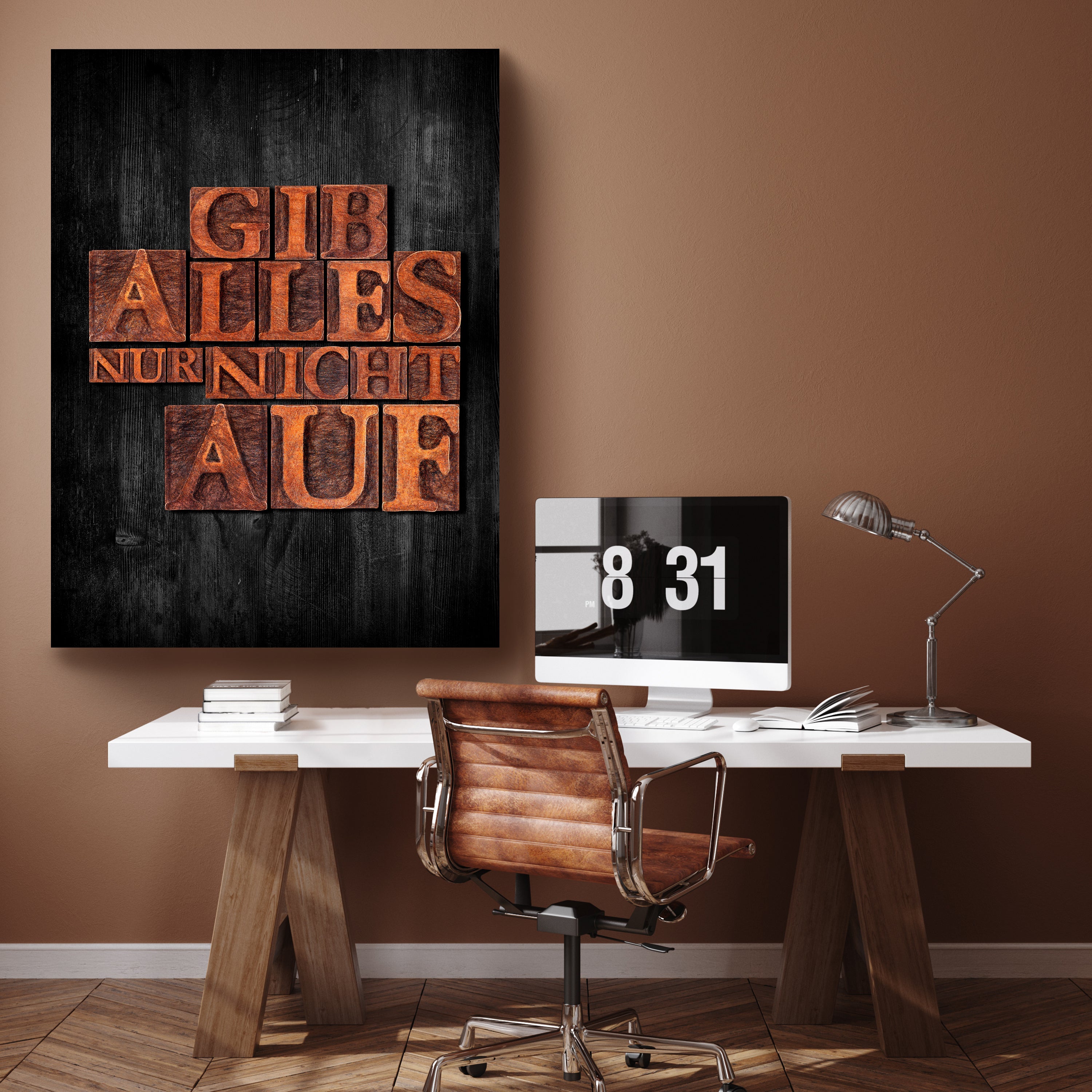 Leinwandbild Motivation, Hochformat, Gib Alles - nicht auf M0022 kaufen - Bild 2 Leinwandbild Motivation, Hochformat, Gib Alles - nicht auf M0022 kaufen - Bild 2