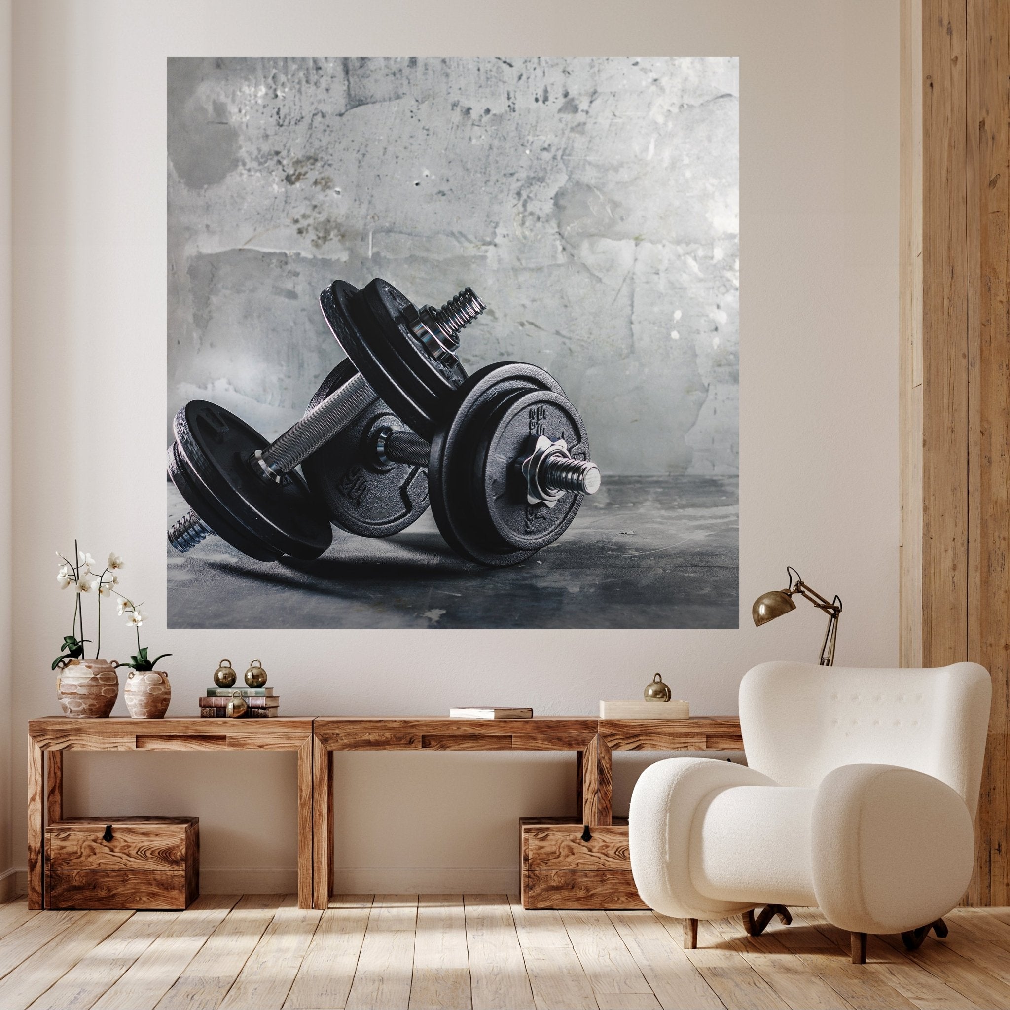 Quadratische Fototapete Hanteln M0023 - Bild 2 Quadratische Fototapete Hanteln M0023 - Bild 2