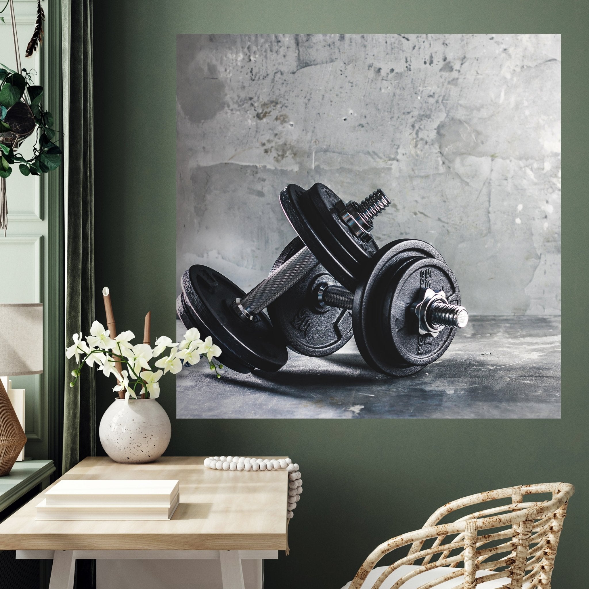 Quadratische Fototapete Hanteln M0023 - Bild 3 Quadratische Fototapete Hanteln M0023 - Bild 3