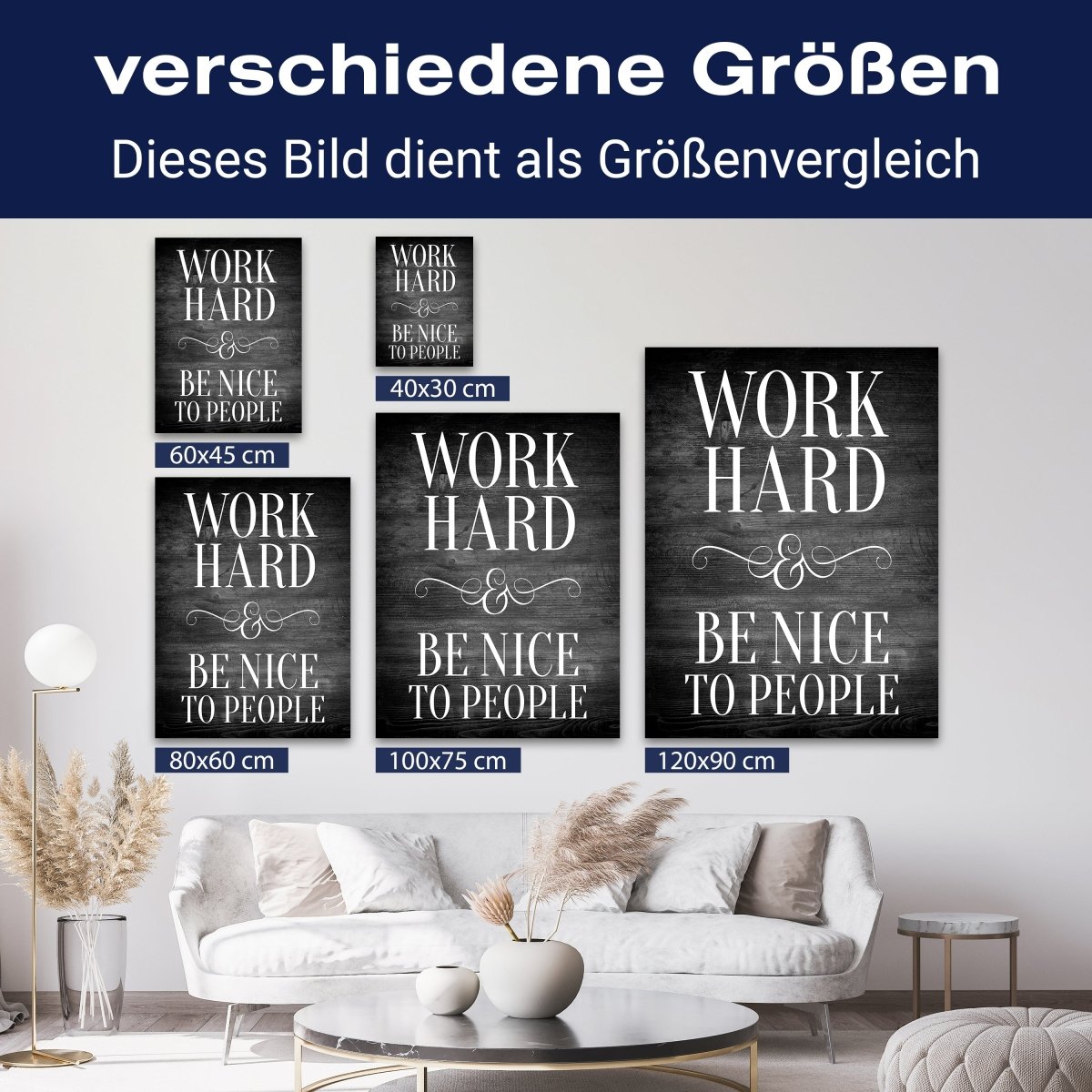 Leinwandbild Motivation, Hochformat, Work Hard Holz M0026 kaufen - Bild 8 Leinwandbild Motivation, Hochformat, Work Hard Holz M0026 kaufen - Bild 8
