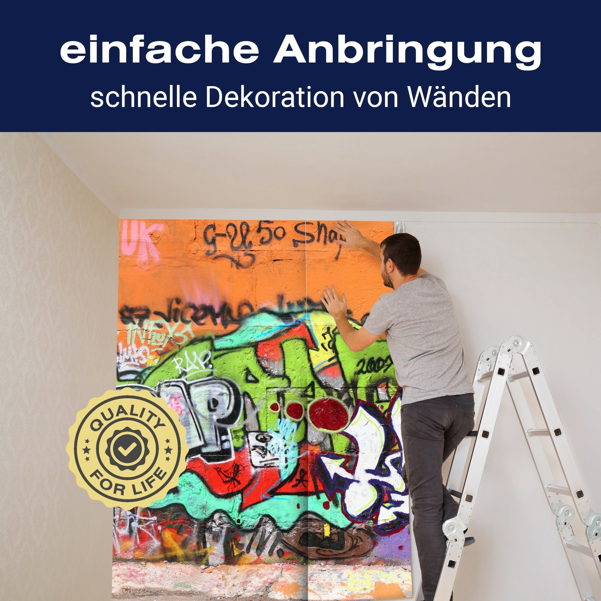 Fototapete Abstrakt Graffiti 2 M0026 - Bild 3 Fototapete Abstrakt Graffiti 2 M0026 - Bild 3