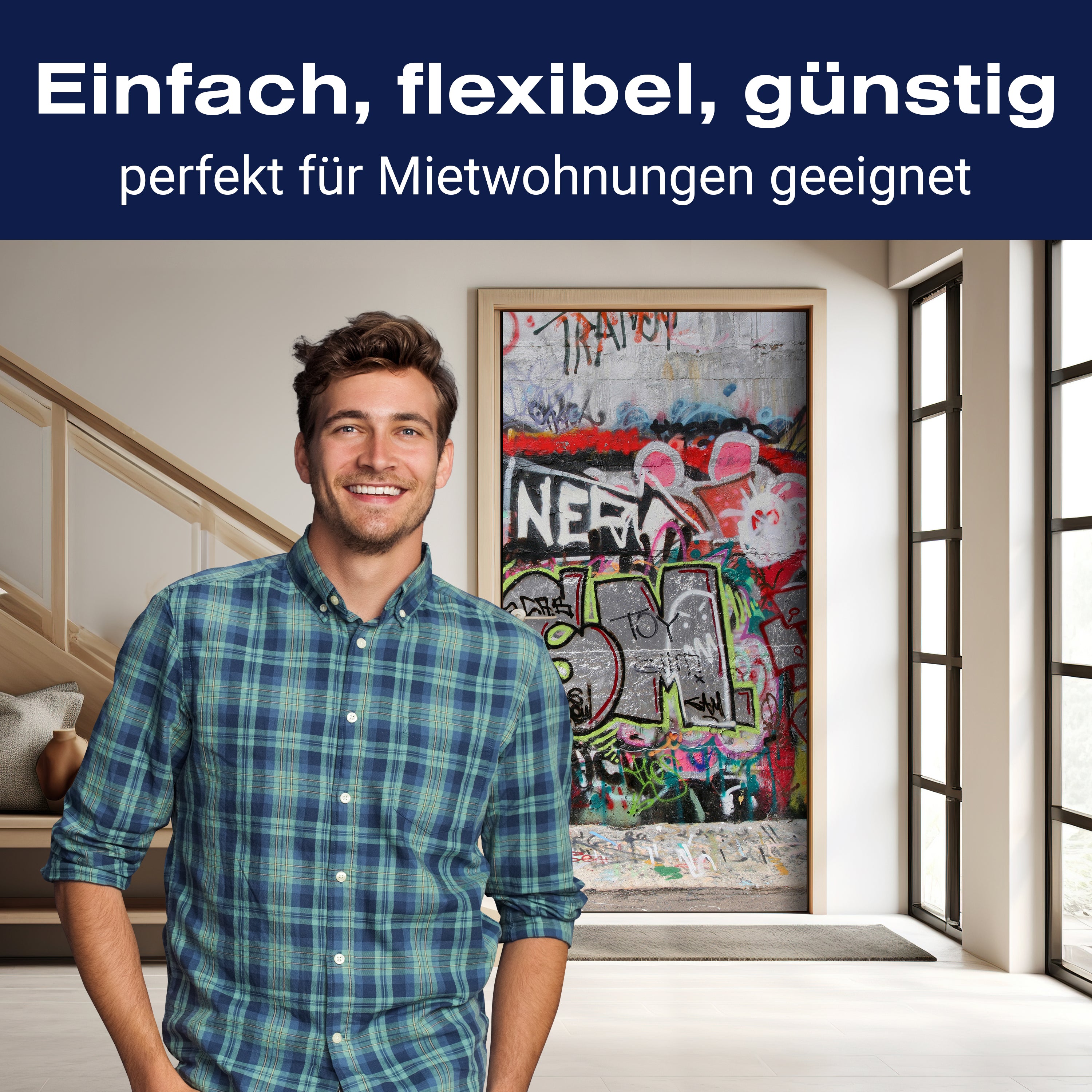 Türtapete Graffiti 3 M0027 - Bild 3 Türtapete Graffiti 3 M0027 - Bild 3