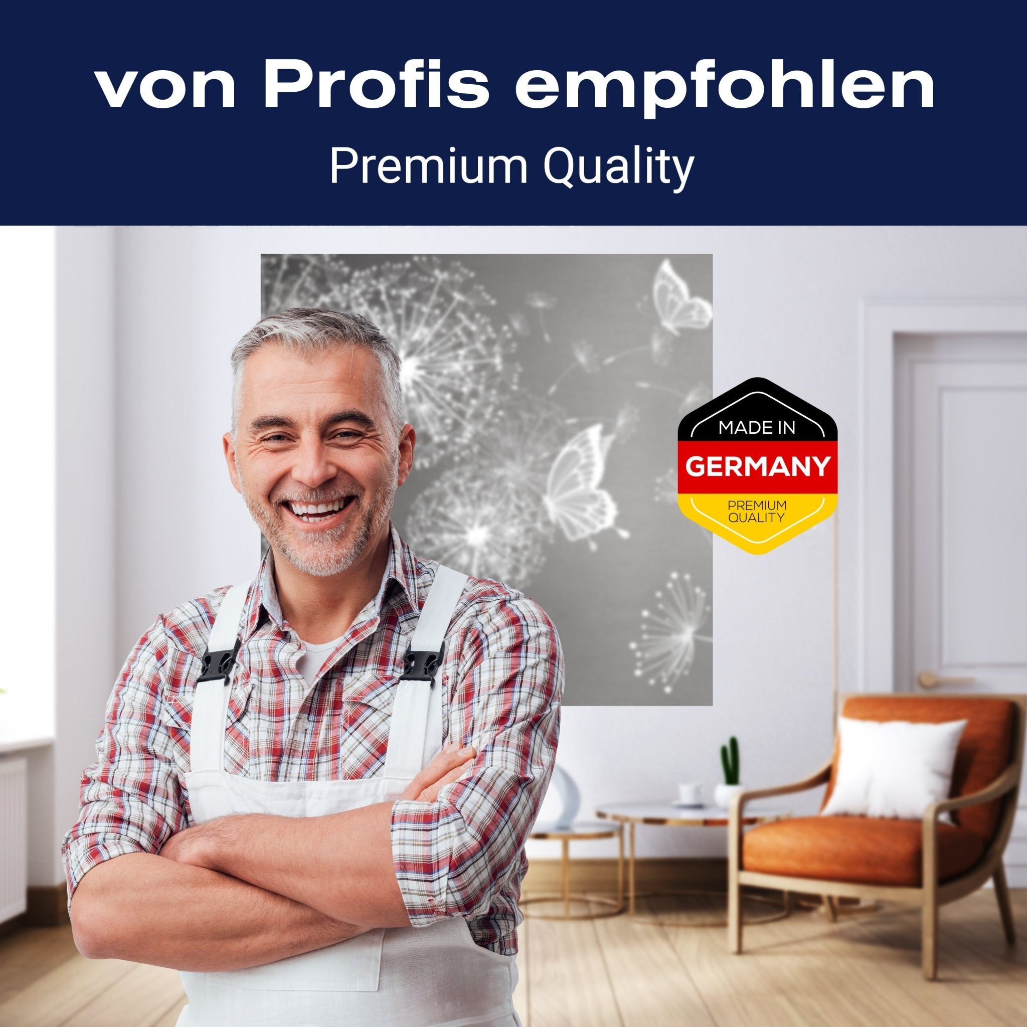 Quadratische Fototapete Pusteblumen mit Schmetterlingen M0029 - Bild 5 Quadratische Fototapete Pusteblumen mit Schmetterlingen M0029 - Bild 5