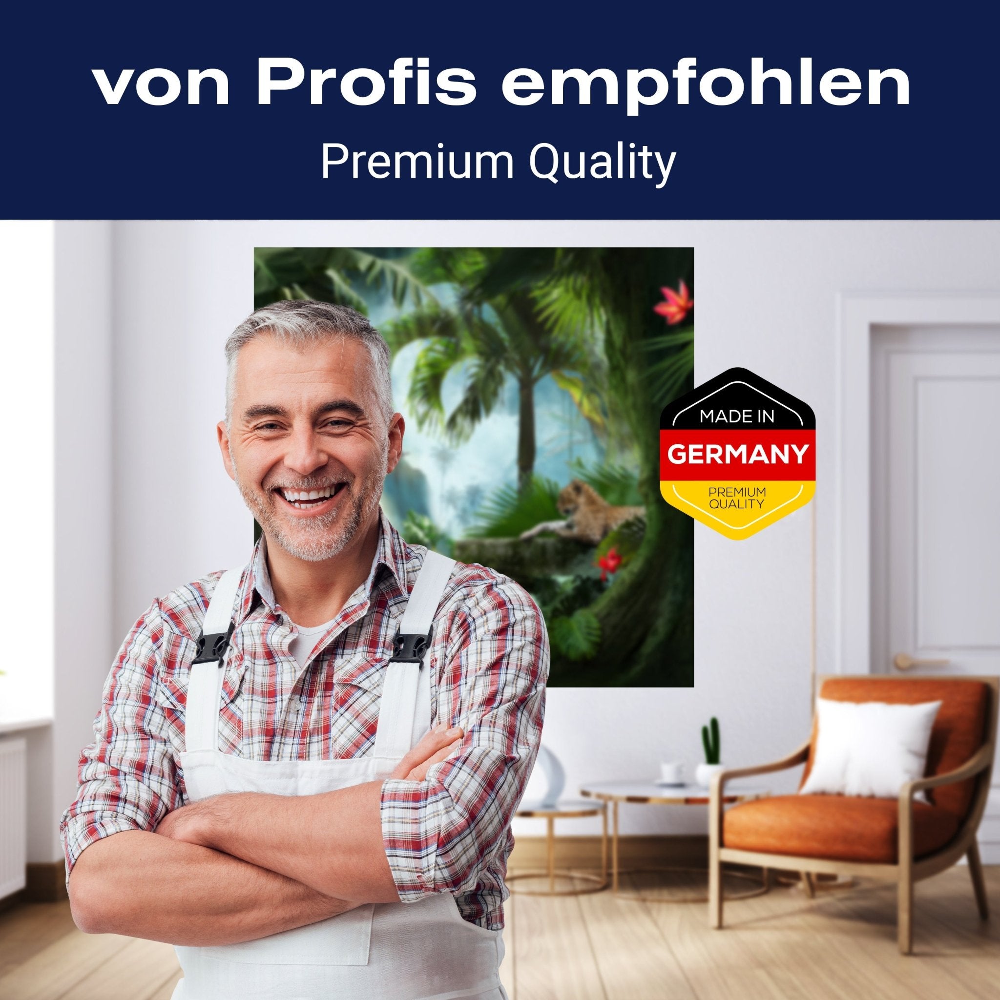 Quadratische Fototapete Jaguar im Dschungel M0030 - Bild 5 Quadratische Fototapete Jaguar im Dschungel M0030 - Bild 5