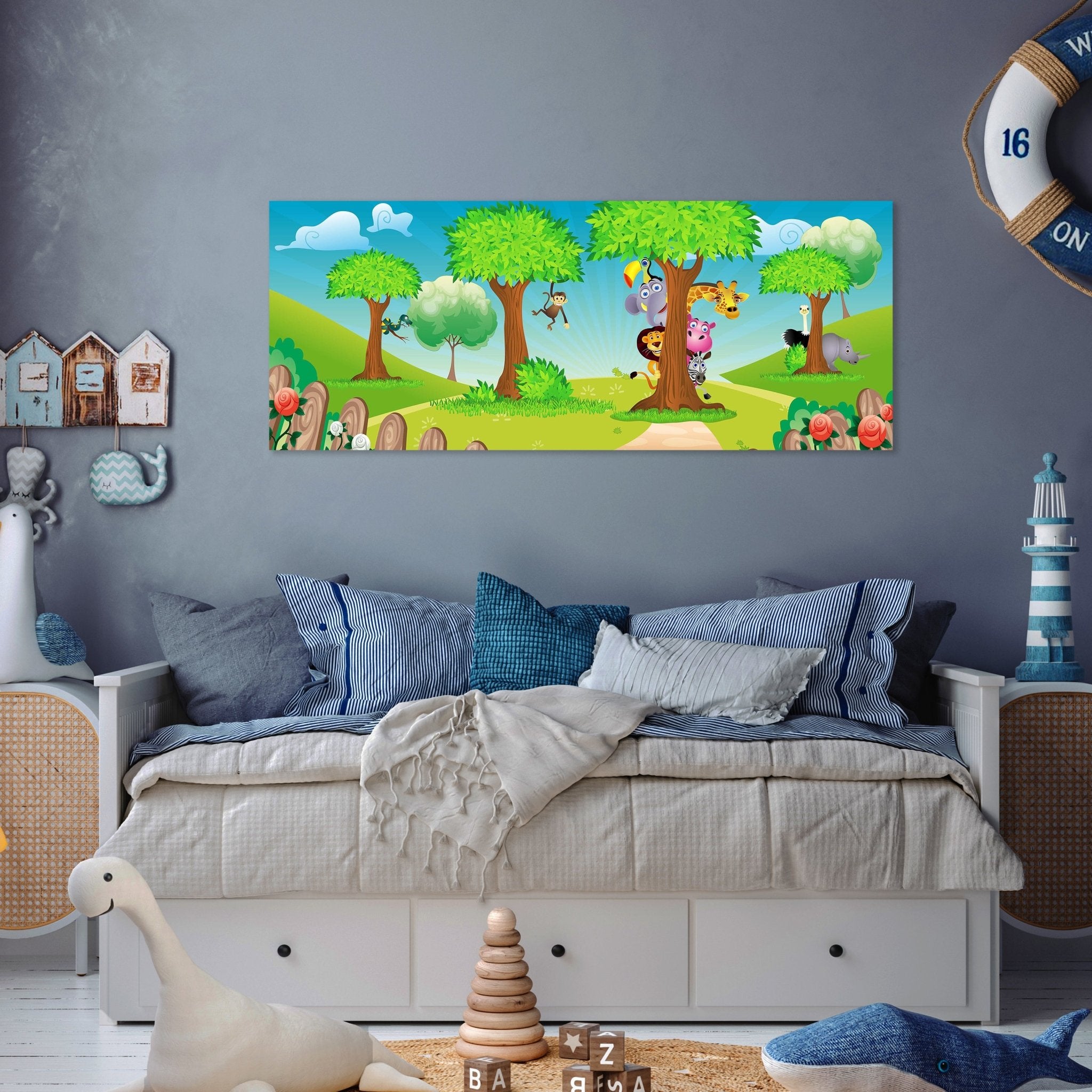 Leinwandbild Tierbaum M0033 kaufen - Bild 3 Leinwandbild Tierbaum M0033 kaufen - Bild 3