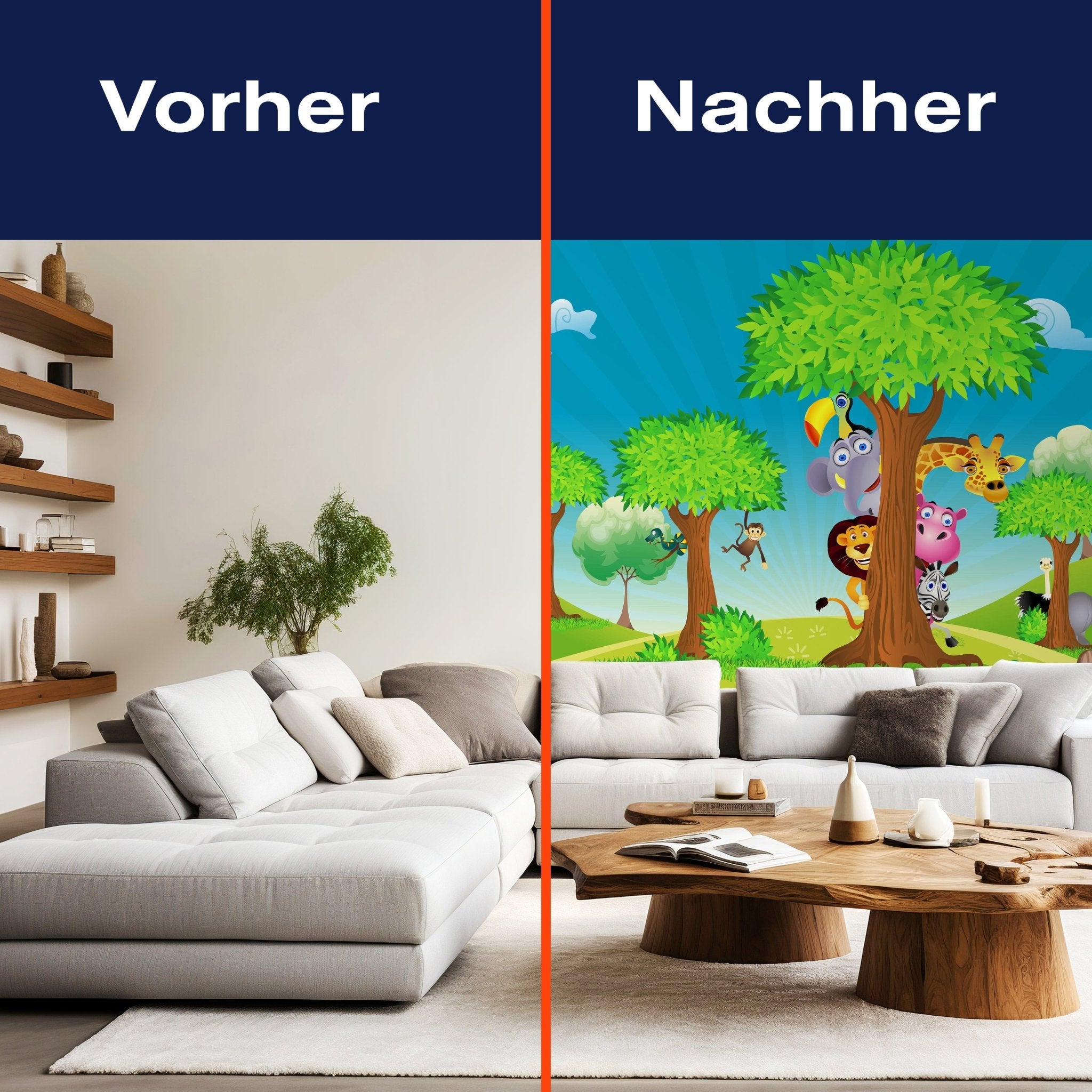 Fototapete Kinderzimmer Tiere Wald M0033 - Bild 9 Fototapete Kinderzimmer Tiere Wald M0033 - Bild 9