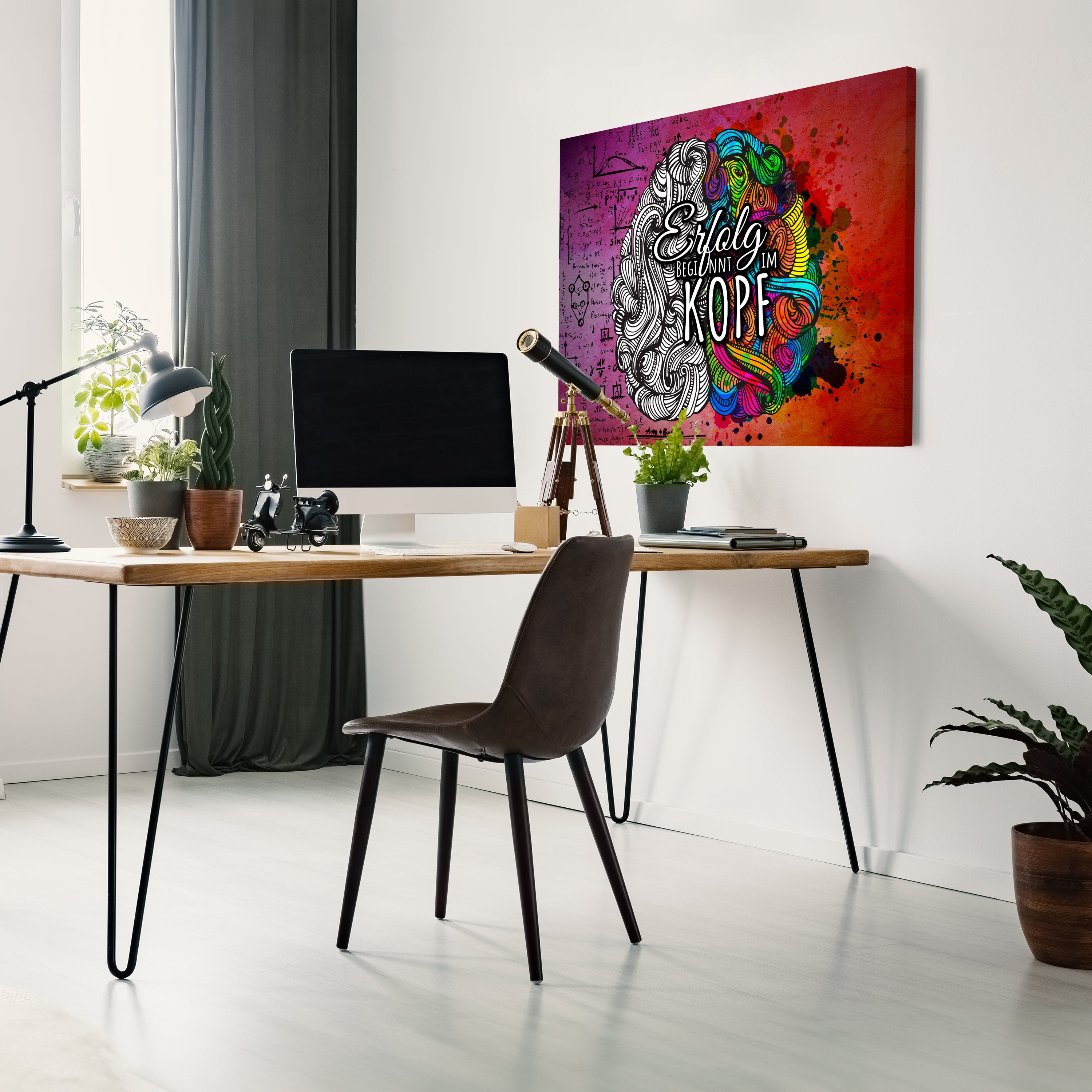 Leinwandbild Motivation, Querformat, Gehirn Erfolg M0034 kaufen - Bild 3 Leinwandbild Motivation, Querformat, Gehirn Erfolg M0034 kaufen - Bild 3