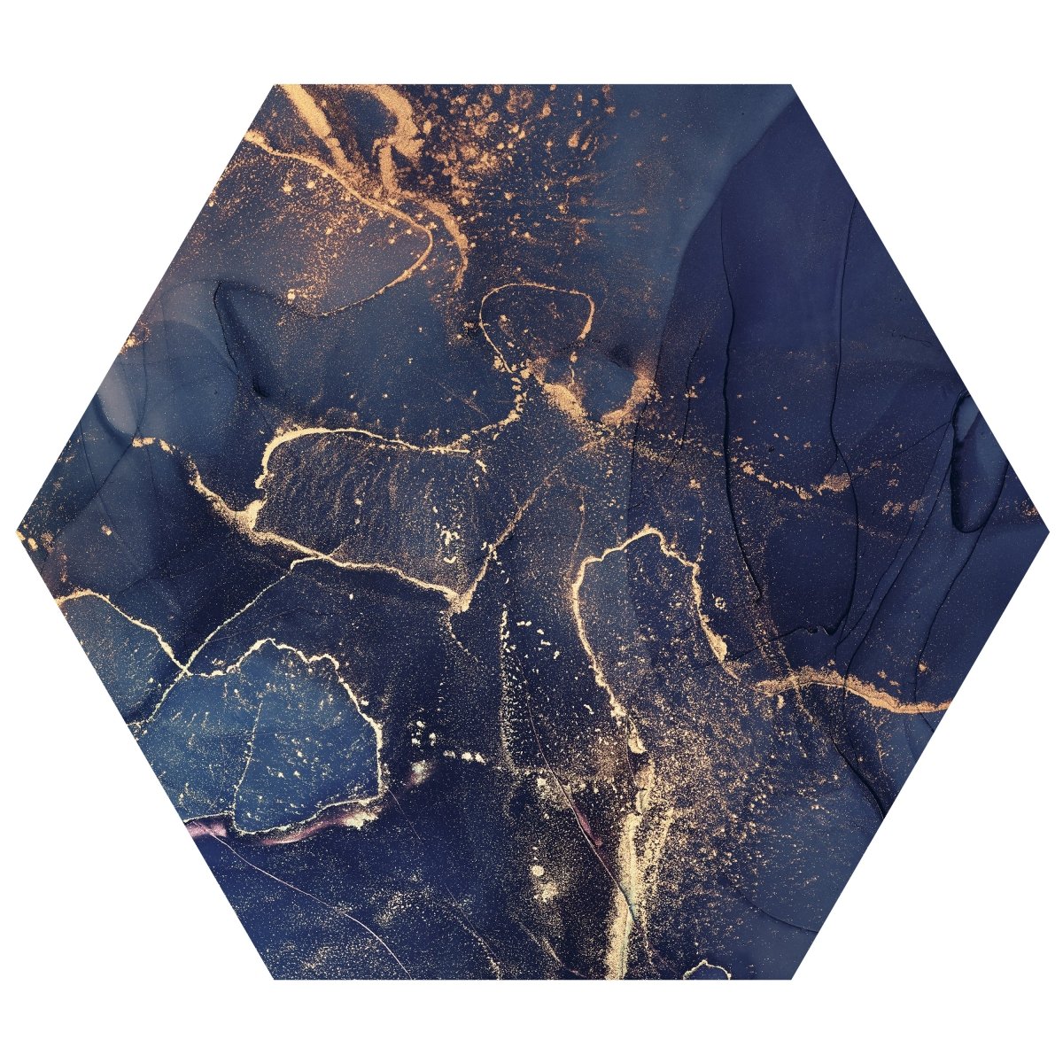 Hexagon-Fototapete blaue Marmoroptik M0035 - Bild 11 Hexagon-Fototapete blaue Marmoroptik M0035 - Bild 11
