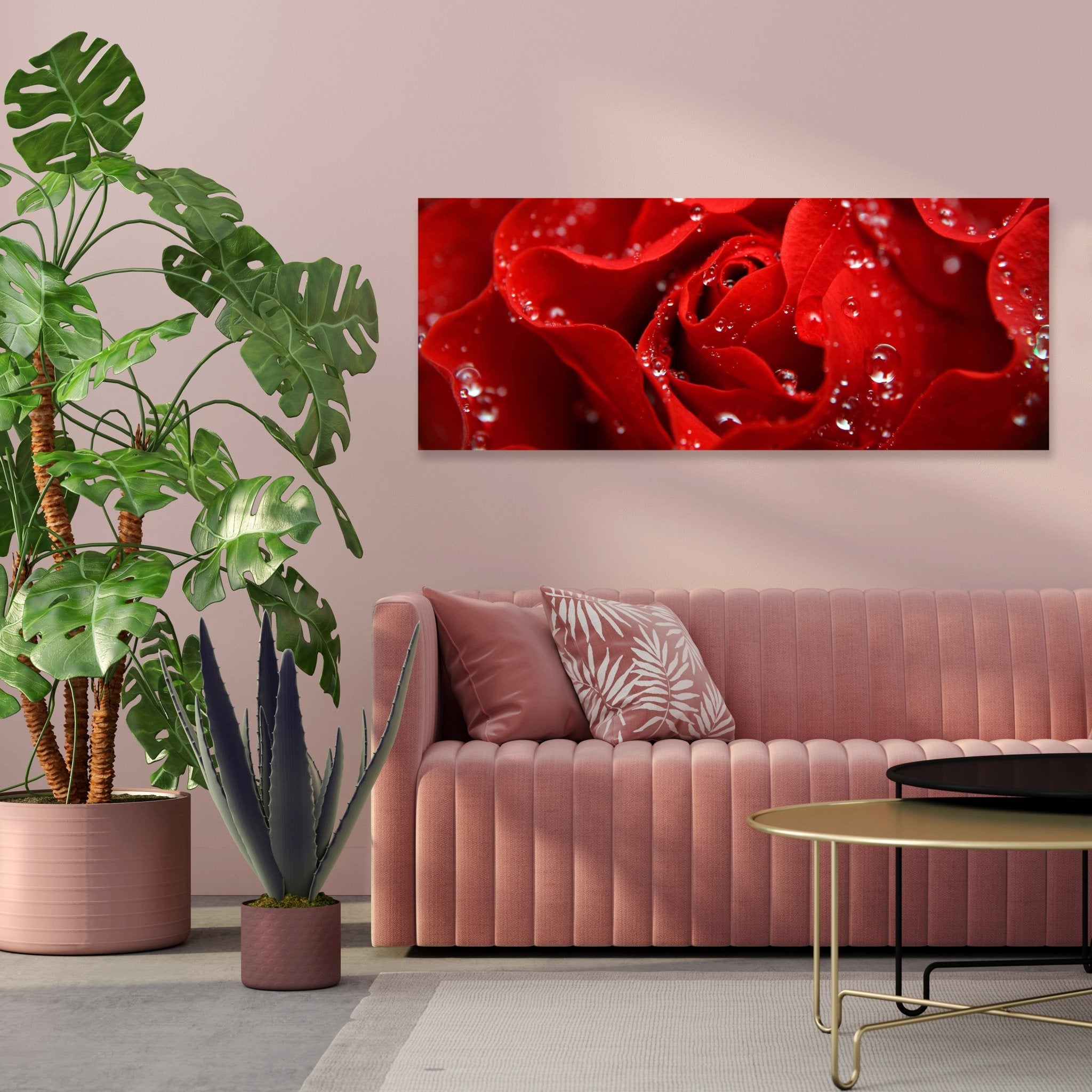 Leinwandbild Rosenblüte M0038 kaufen - Bild 3 Leinwandbild Rosenblüte M0038 kaufen - Bild 3