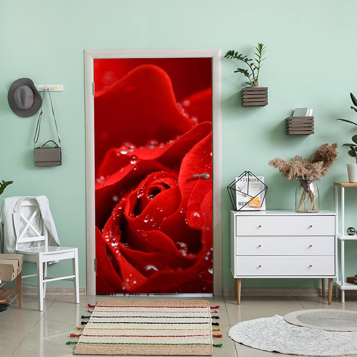 Türtapete Rosenblüte M0038 - Bild 1 Türtapete Rosenblüte M0038 - Bild 1