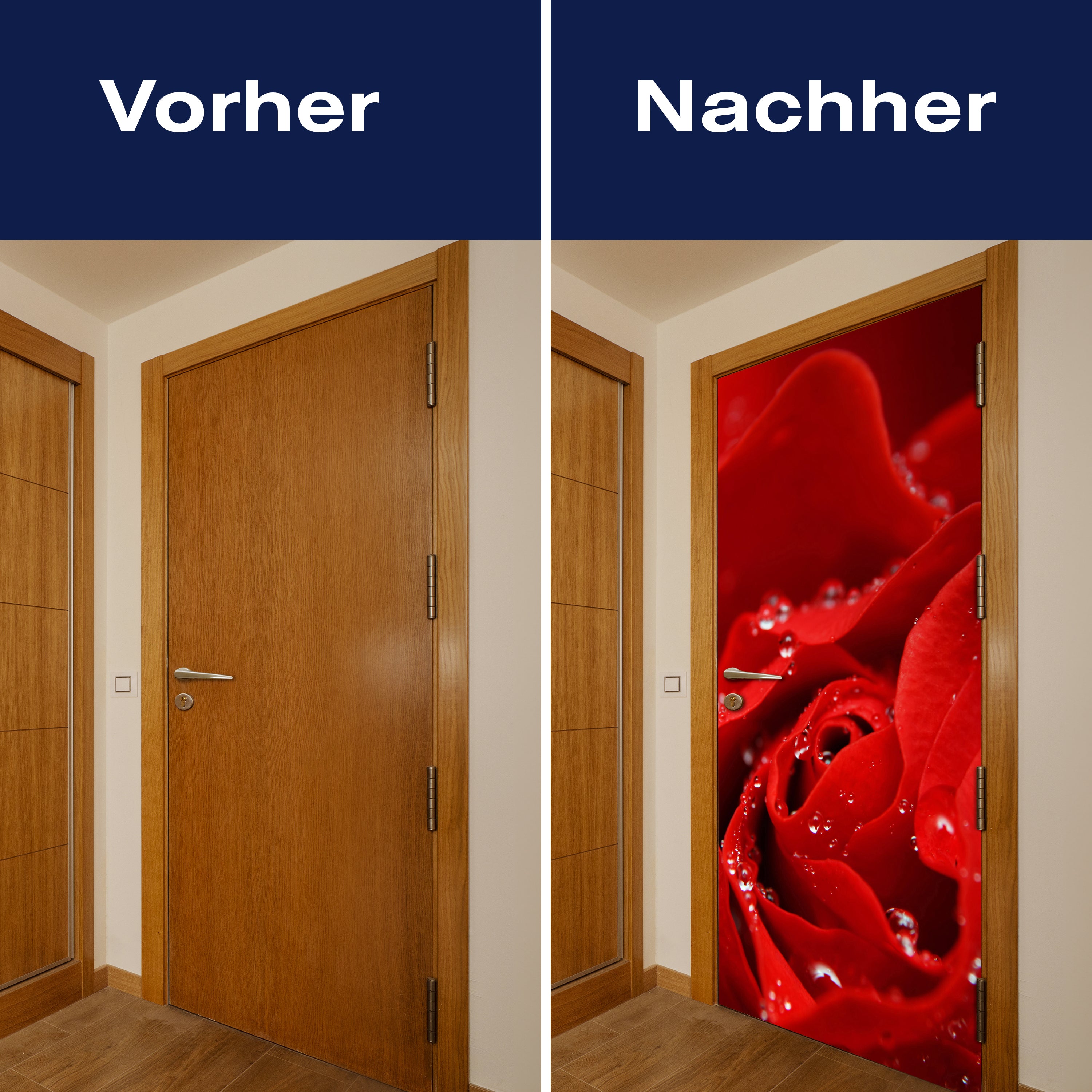 Türtapete Rosenblüte M0038 - Bild 10 Türtapete Rosenblüte M0038 - Bild 10