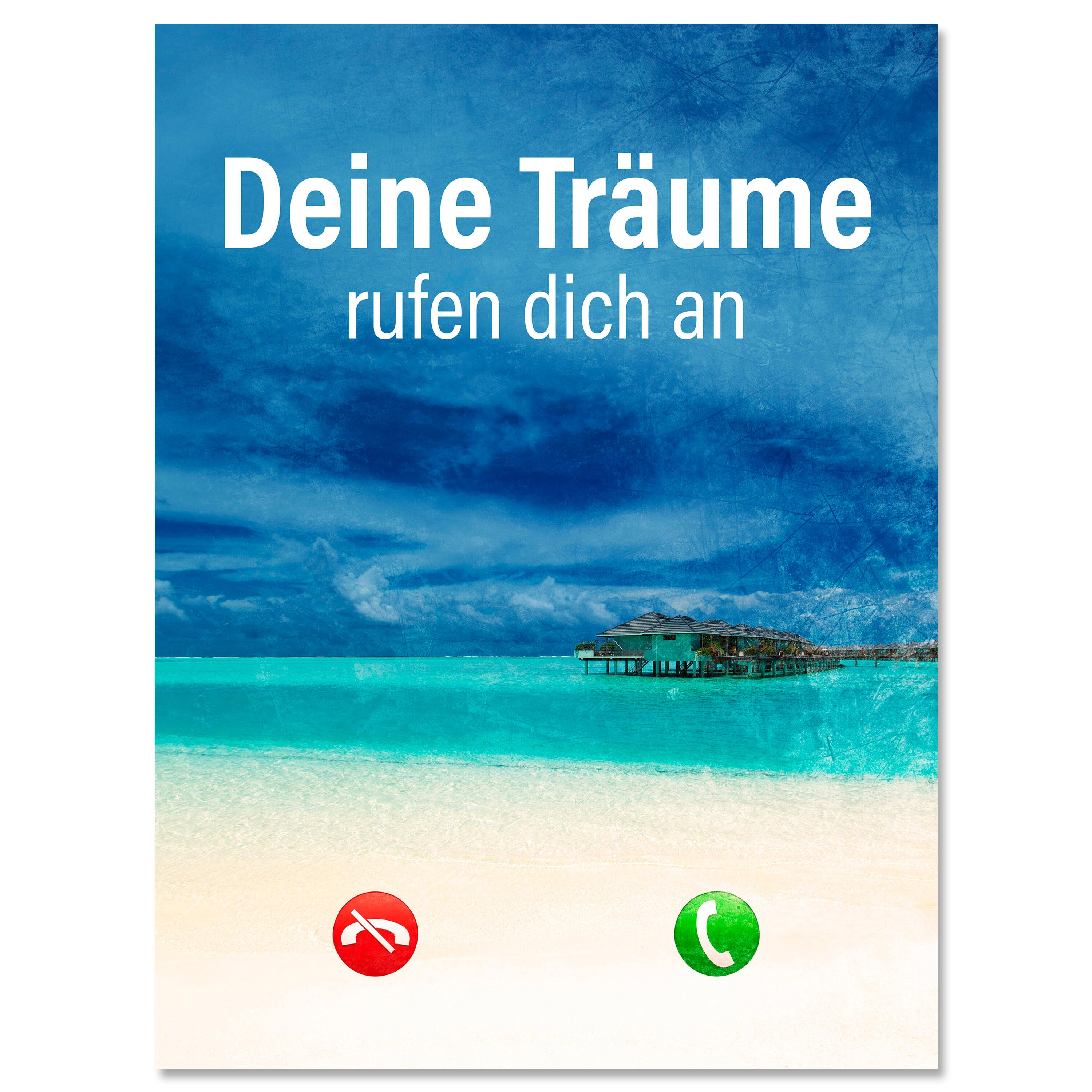 Leinwandbild Motivation, Hochformat, Träume Anruf M0039 kaufen - Bild 1 Leinwandbild Motivation, Hochformat, Träume Anruf M0039 kaufen - Bild 1