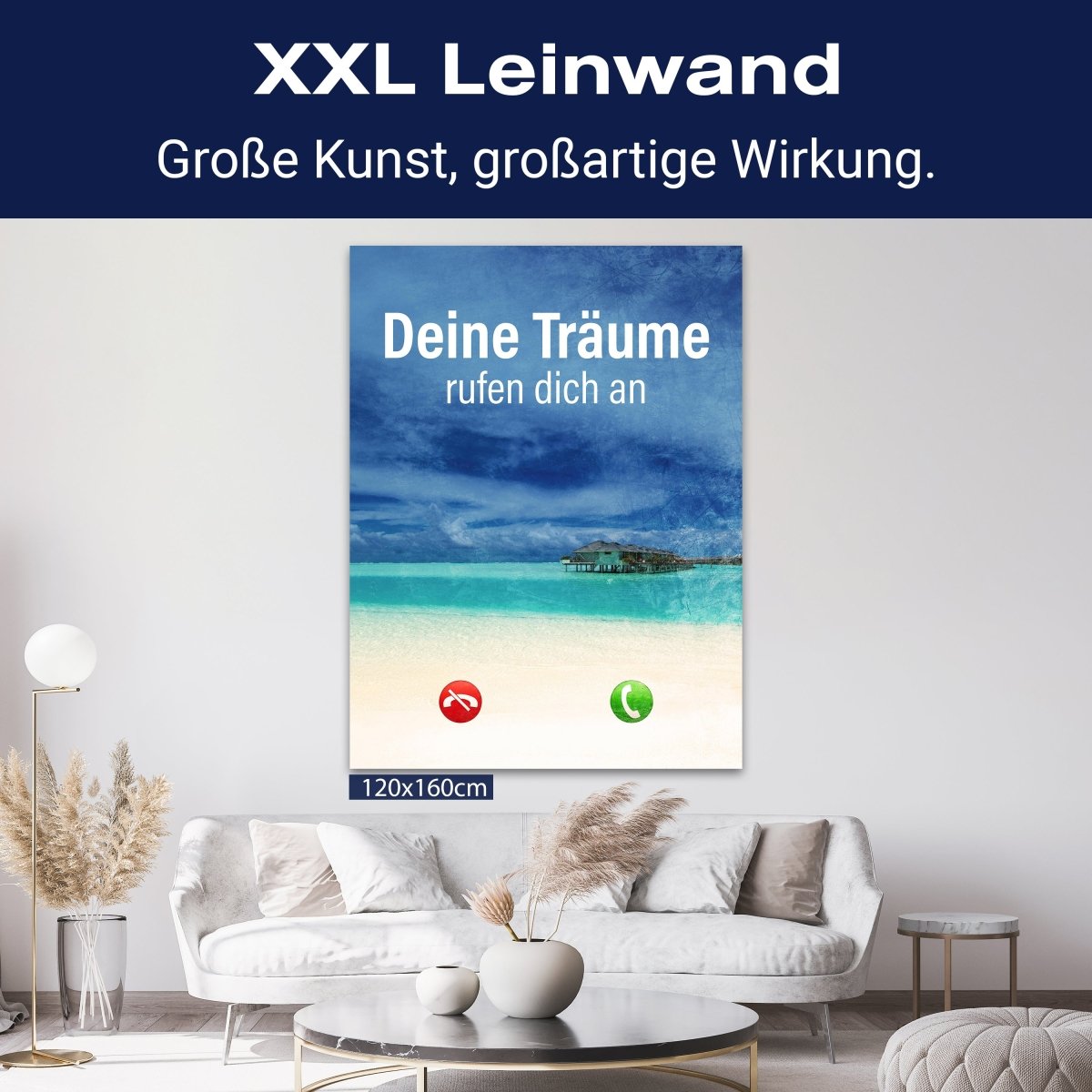 Leinwandbild Motivation, Hochformat, Träume Anruf M0039 kaufen - Bild 9 Leinwandbild Motivation, Hochformat, Träume Anruf M0039 kaufen - Bild 9