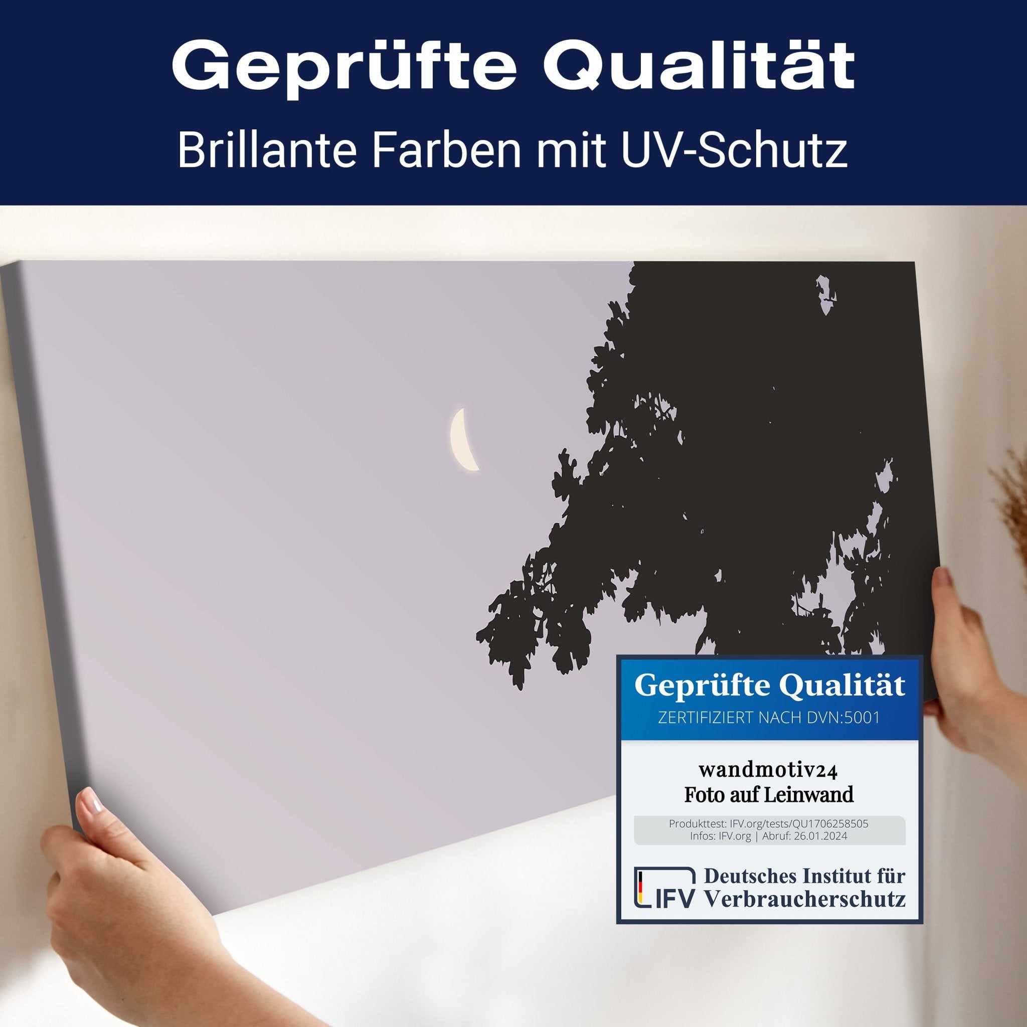 Leinwandbild Schatten der Nacht M0043 kaufen - Bild 4 Leinwandbild Schatten der Nacht M0043 kaufen - Bild 4