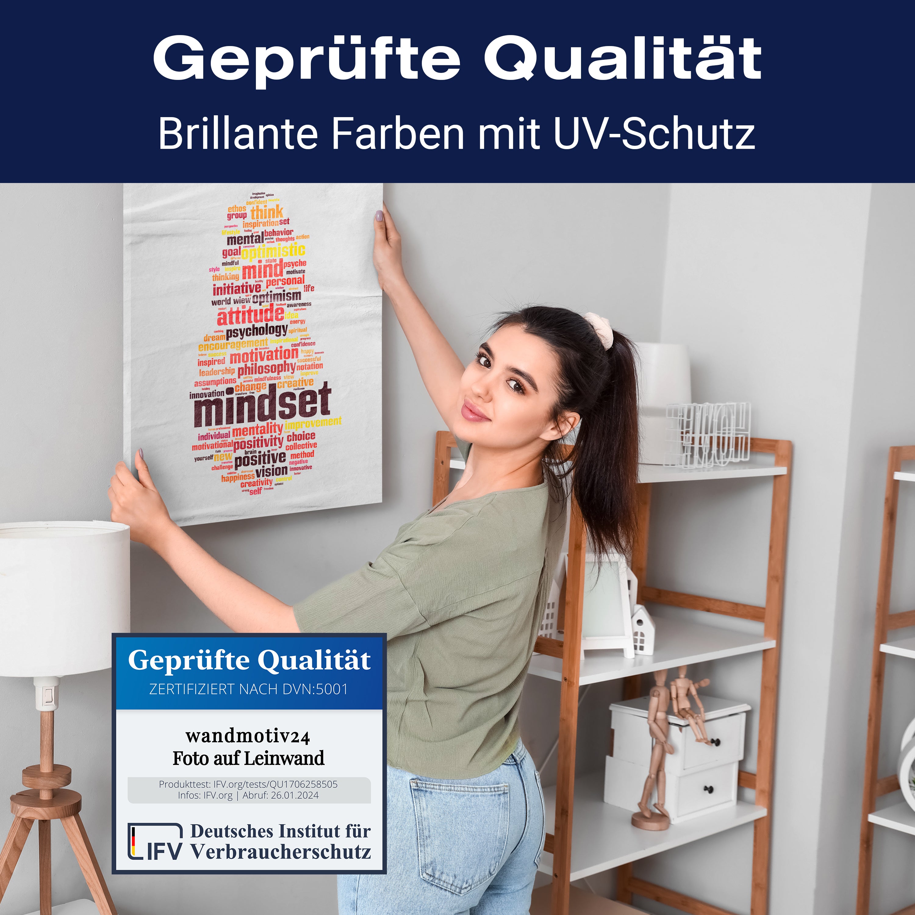 Leinwandbild Motivation, Hochformat, Stichwörter Papier M0043 kaufen - Bild 4 Leinwandbild Motivation, Hochformat, Stichwörter Papier M0043 kaufen - Bild 4