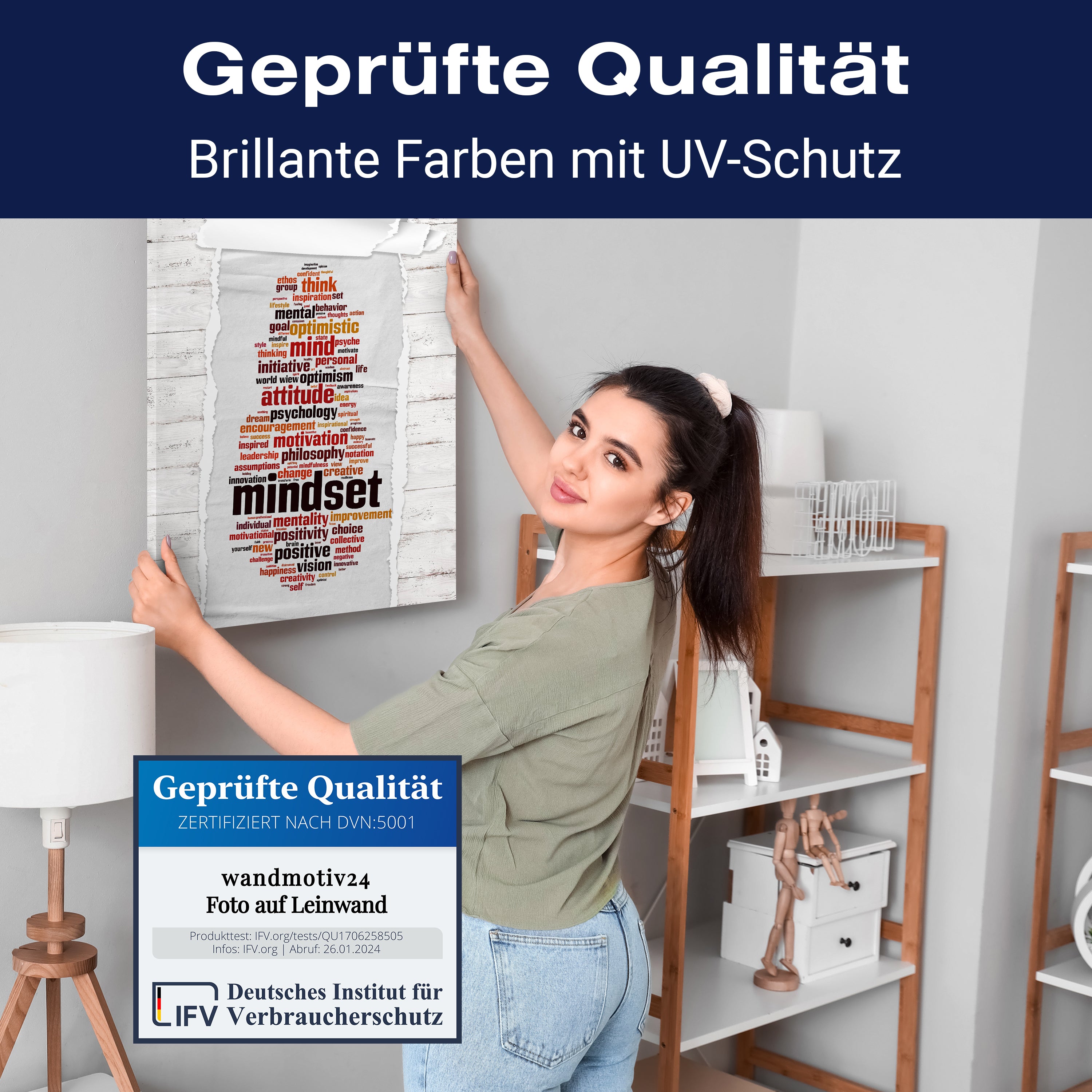 Leinwandbild Motivation, Hochformat, Stichwörter Riss M0044 kaufen - Bild 4 Leinwandbild Motivation, Hochformat, Stichwörter Riss M0044 kaufen - Bild 4