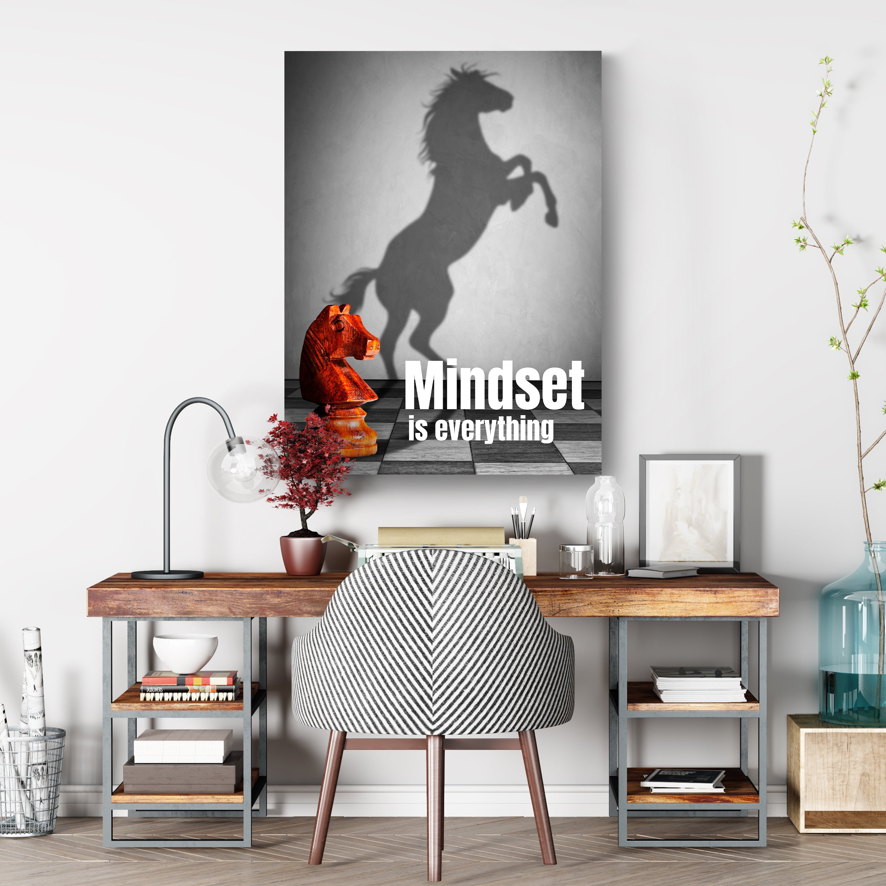 Leinwandbild Motivation, Hochformat, Mindeset Schach M0046 kaufen - Bild 3 Leinwandbild Motivation, Hochformat, Mindeset Schach M0046 kaufen - Bild 3