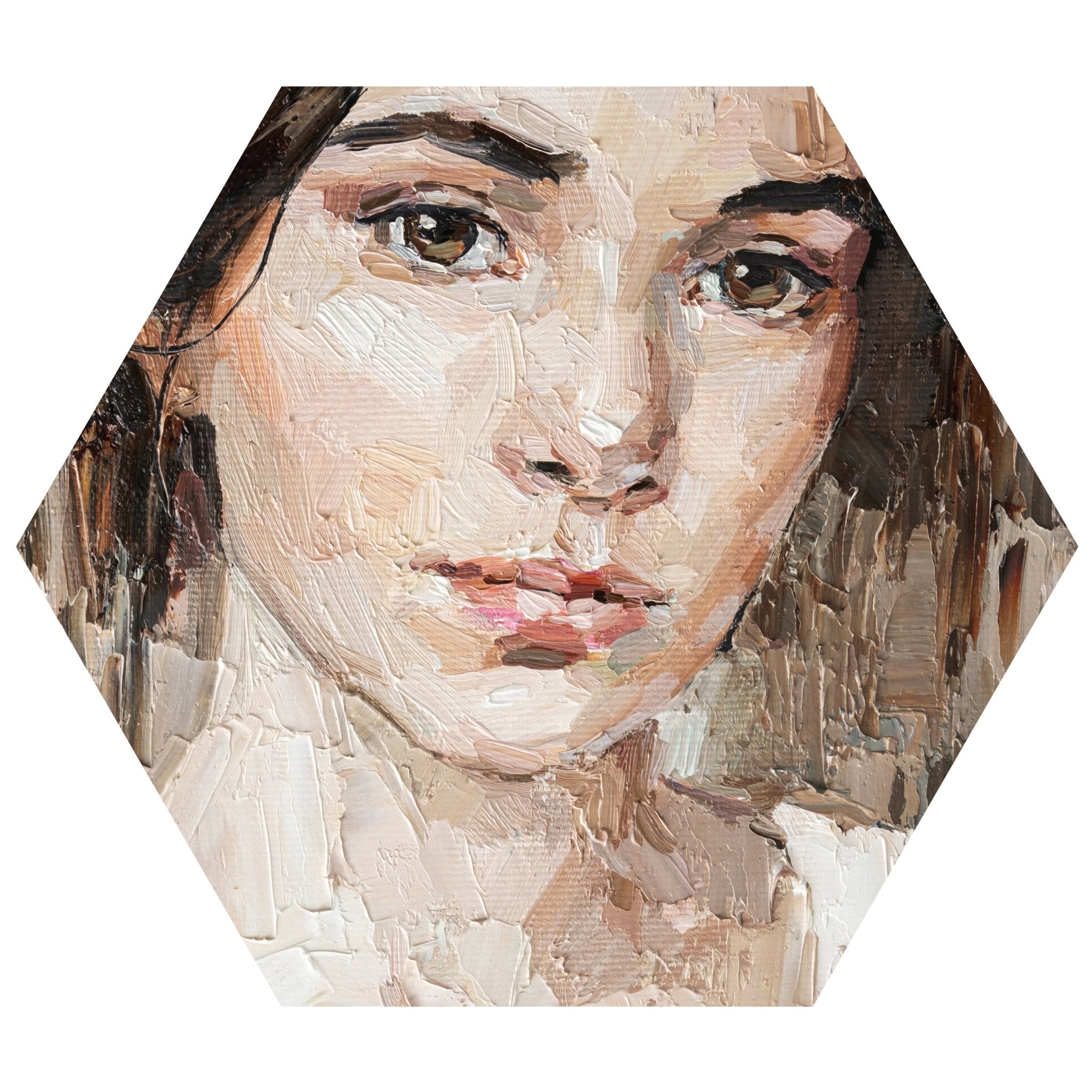 Hexagon-Fototapete Frau Malerei M0048 - Bild 11 Hexagon-Fototapete Frau Malerei M0048 - Bild 11