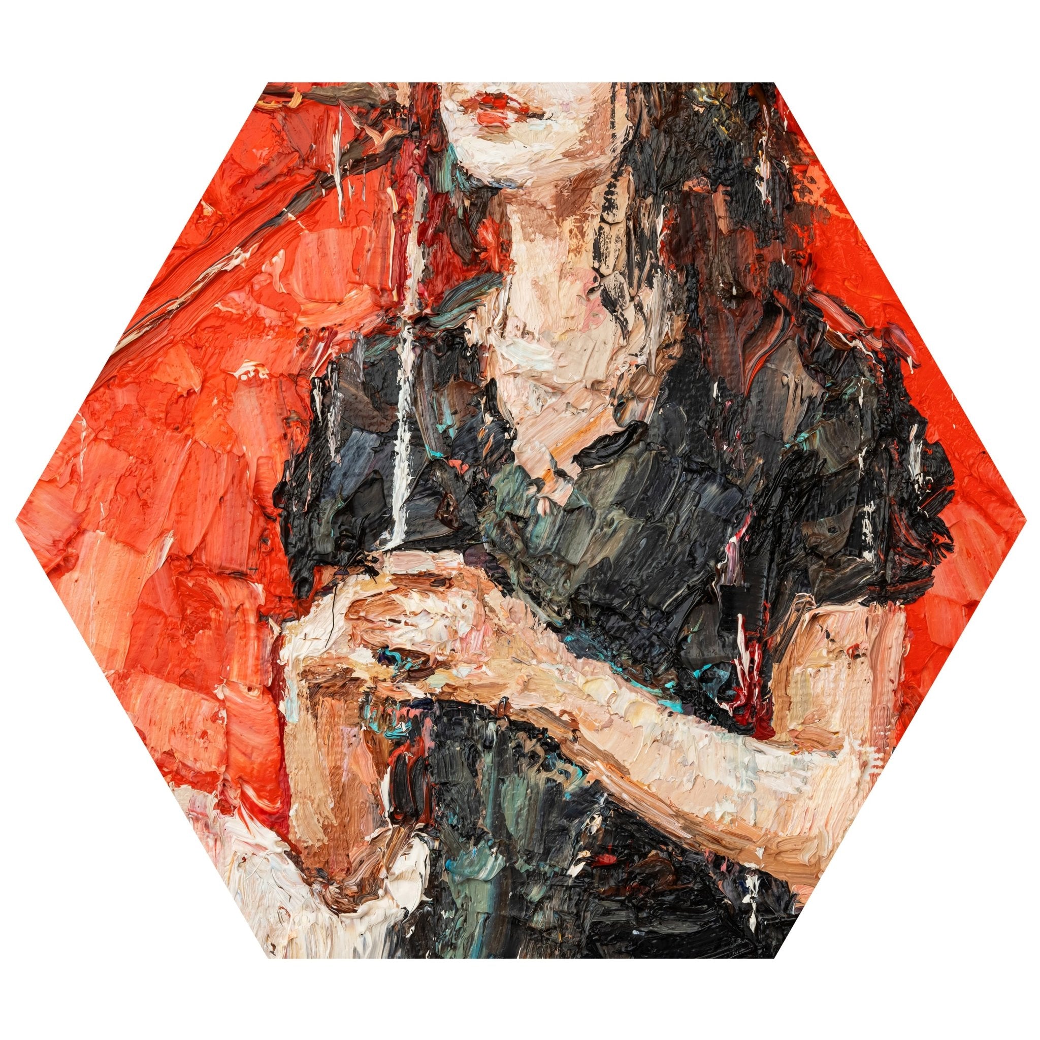 Hexagon-Fototapete Frau Malerei Regenschirm M0050 - Bild 11 Hexagon-Fototapete Frau Malerei Regenschirm M0050 - Bild 11