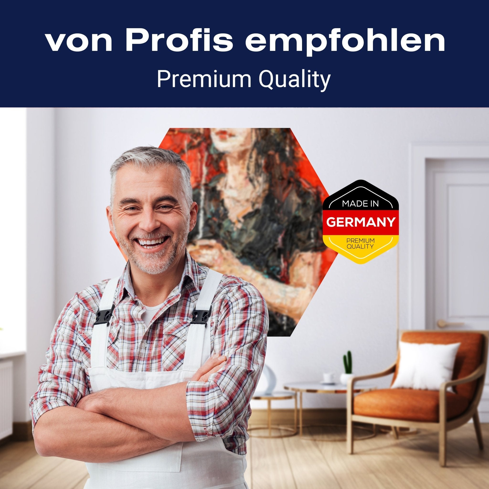 Hexagon-Fototapete Frau Malerei Regenschirm M0050 - Bild 5 Hexagon-Fototapete Frau Malerei Regenschirm M0050 - Bild 5