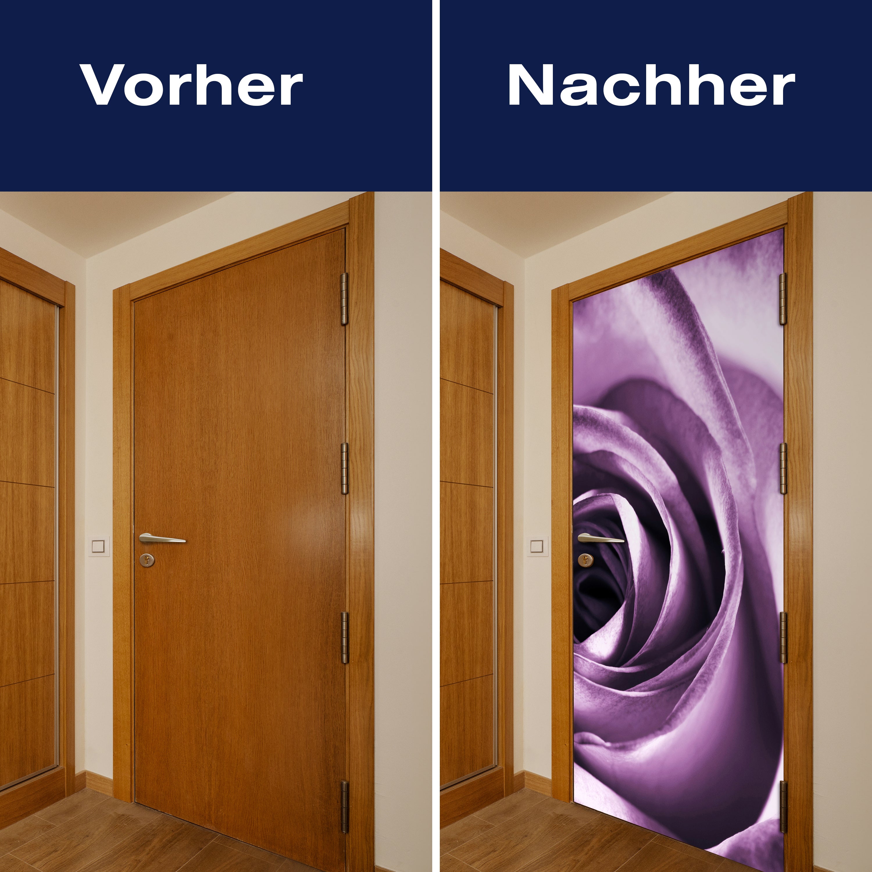 Türtapete violette Rose M0051 - Bild 10 Türtapete violette Rose M0051 - Bild 10