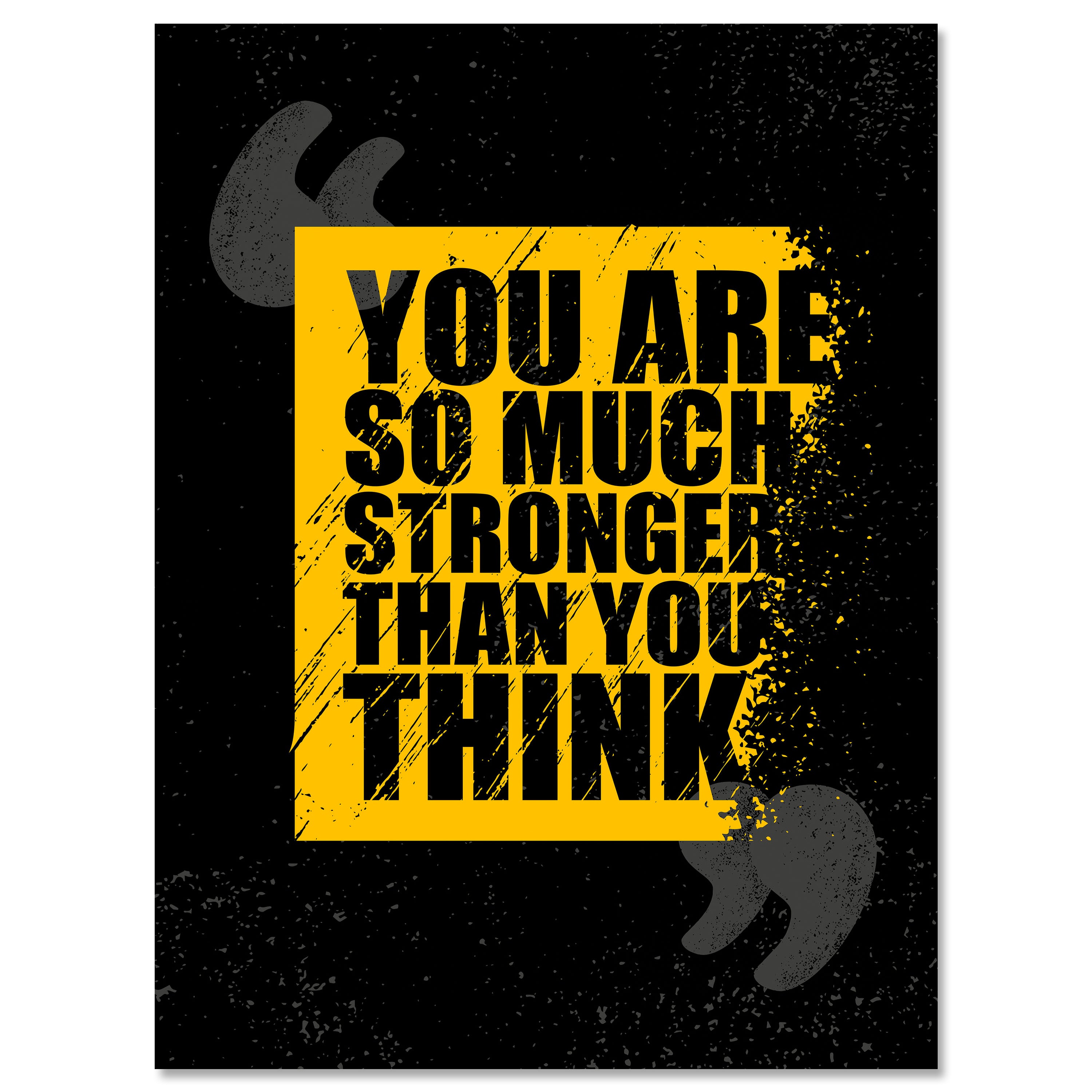 Leinwandbild Motivation, Hochformat, much Stronger M0052 kaufen - Bild 1 Leinwandbild Motivation, Hochformat, much Stronger M0052 kaufen - Bild 1