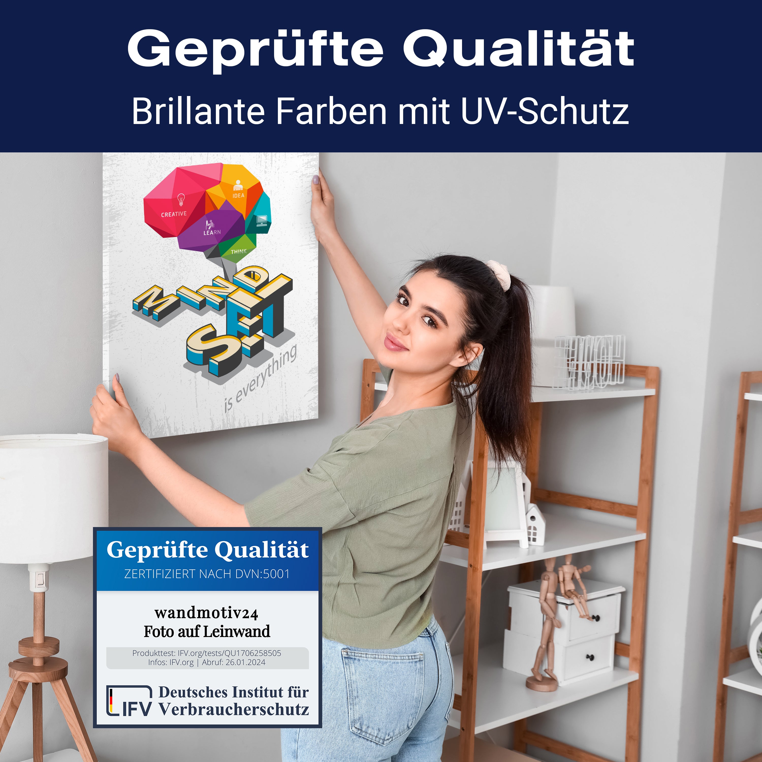 Leinwandbild Motivation, Hochformat, Mindset Attribute M0053 kaufen - Bild 4 Leinwandbild Motivation, Hochformat, Mindset Attribute M0053 kaufen - Bild 4