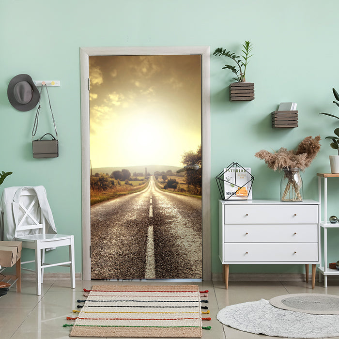 Türtapete Strasse M0053 - Bild 1 Türtapete Strasse M0053 - Bild 1