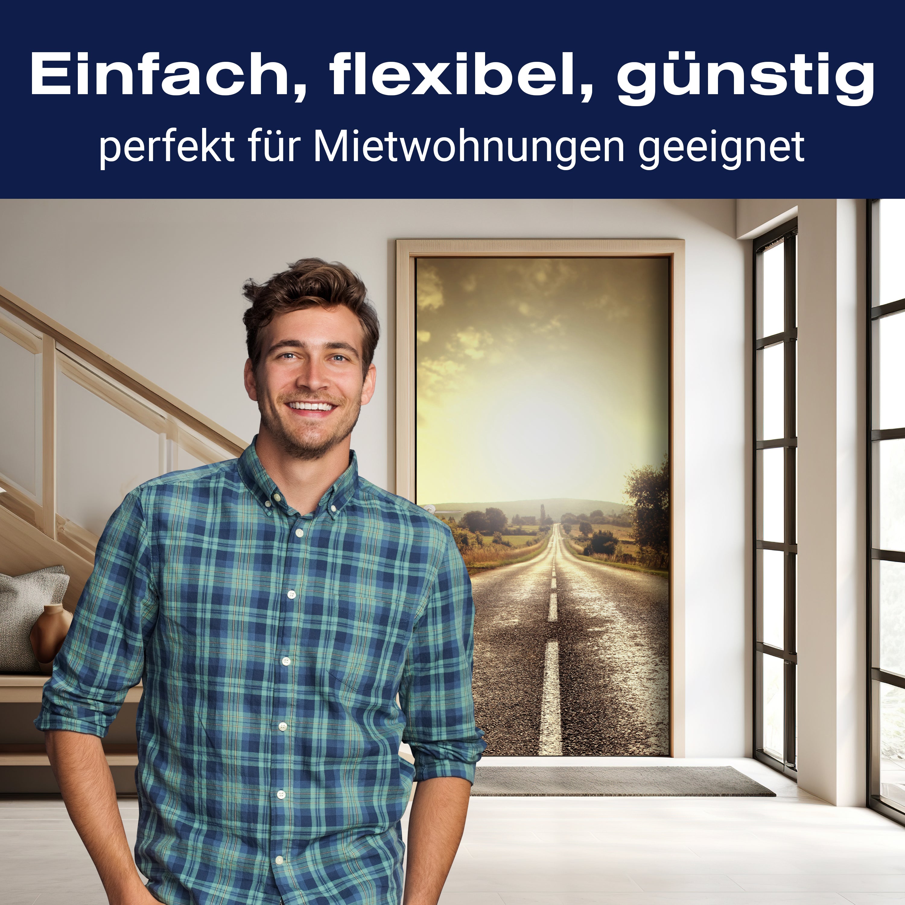 Türtapete Strasse M0053 - Bild 3 Türtapete Strasse M0053 - Bild 3