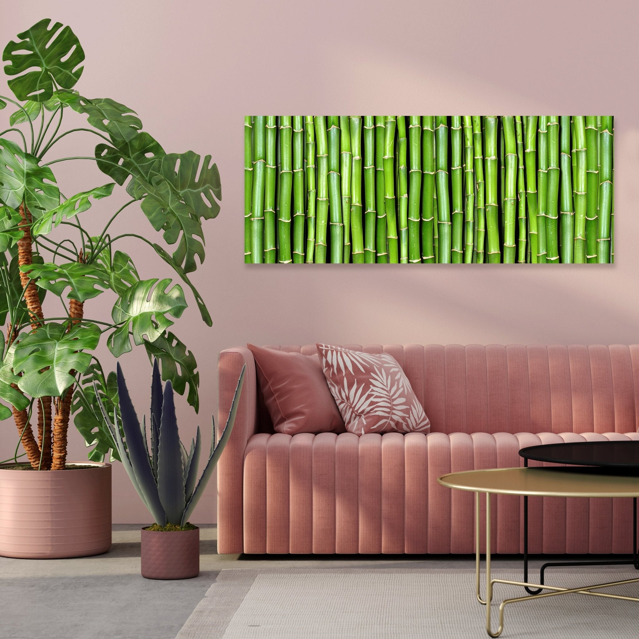 Leinwandbild Bambuswand M0054 kaufen - Bild 3 Leinwandbild Bambuswand M0054 kaufen - Bild 3