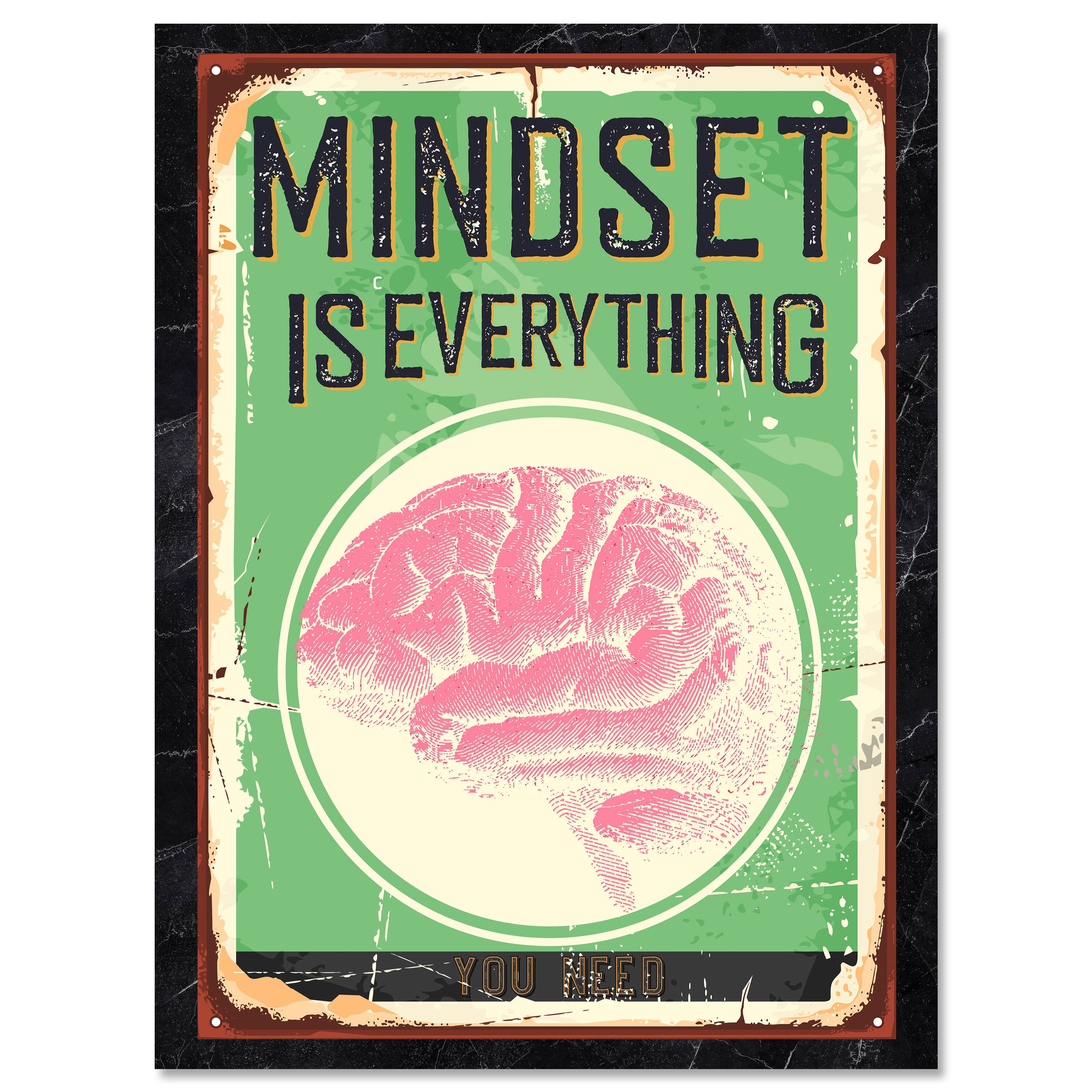 Leinwandbild Motivation, Hochformat, Mindset Retro M0054 kaufen - Bild 1 Leinwandbild Motivation, Hochformat, Mindset Retro M0054 kaufen - Bild 1